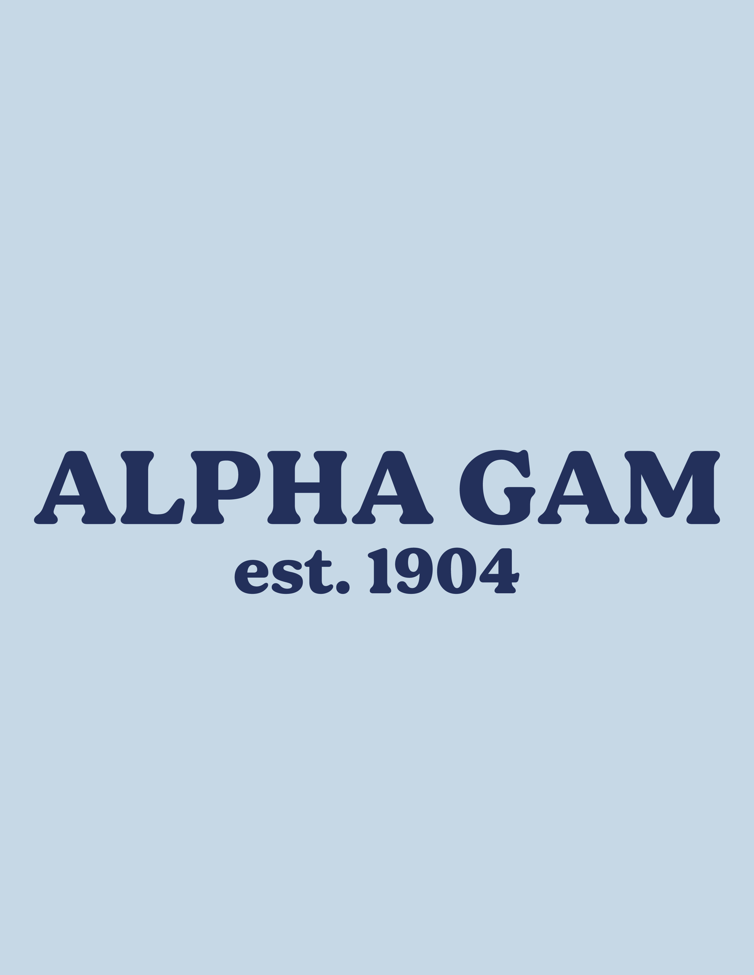 CSU Chico AGD Parents Weekend Design Front — Alpha Gamma Delta design inspiration for parents weekend