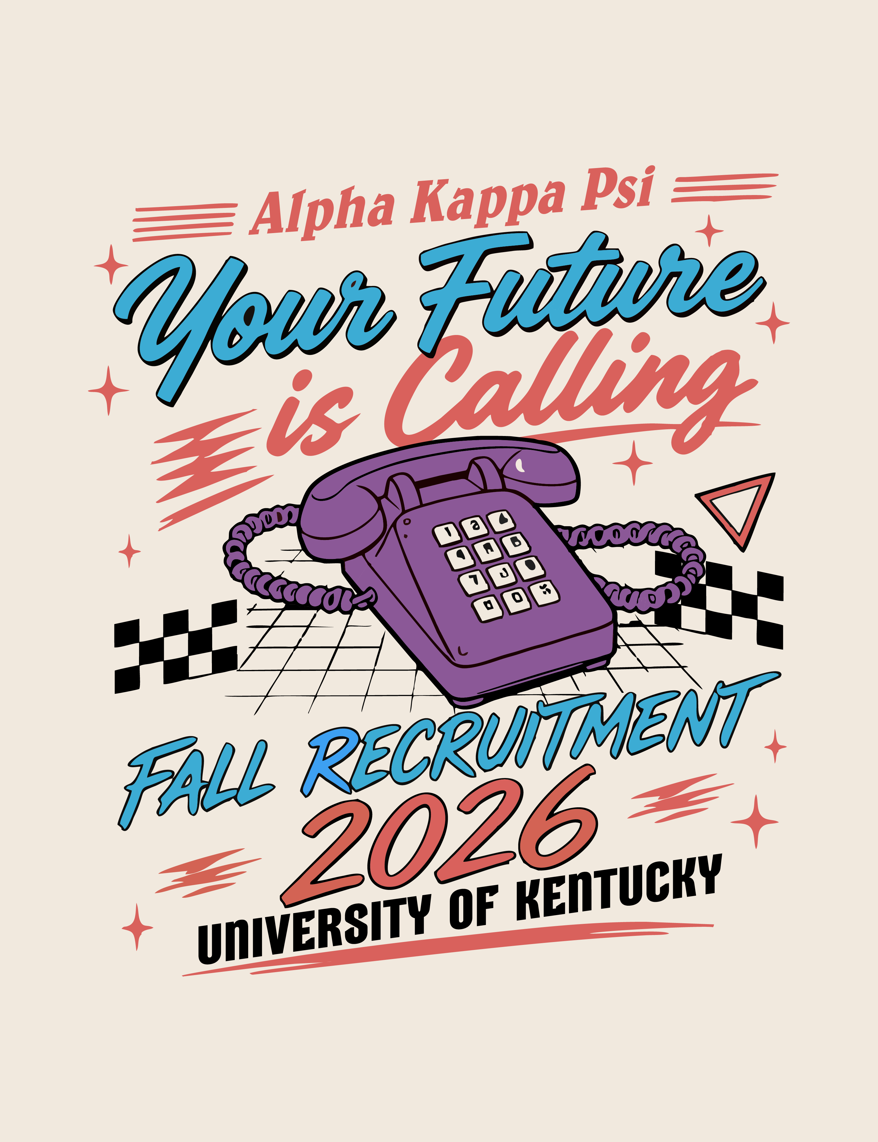 KENTUCKY AKPsi FALL RECRUITMENT 2026 — Fraternity design inspiration for recruitment