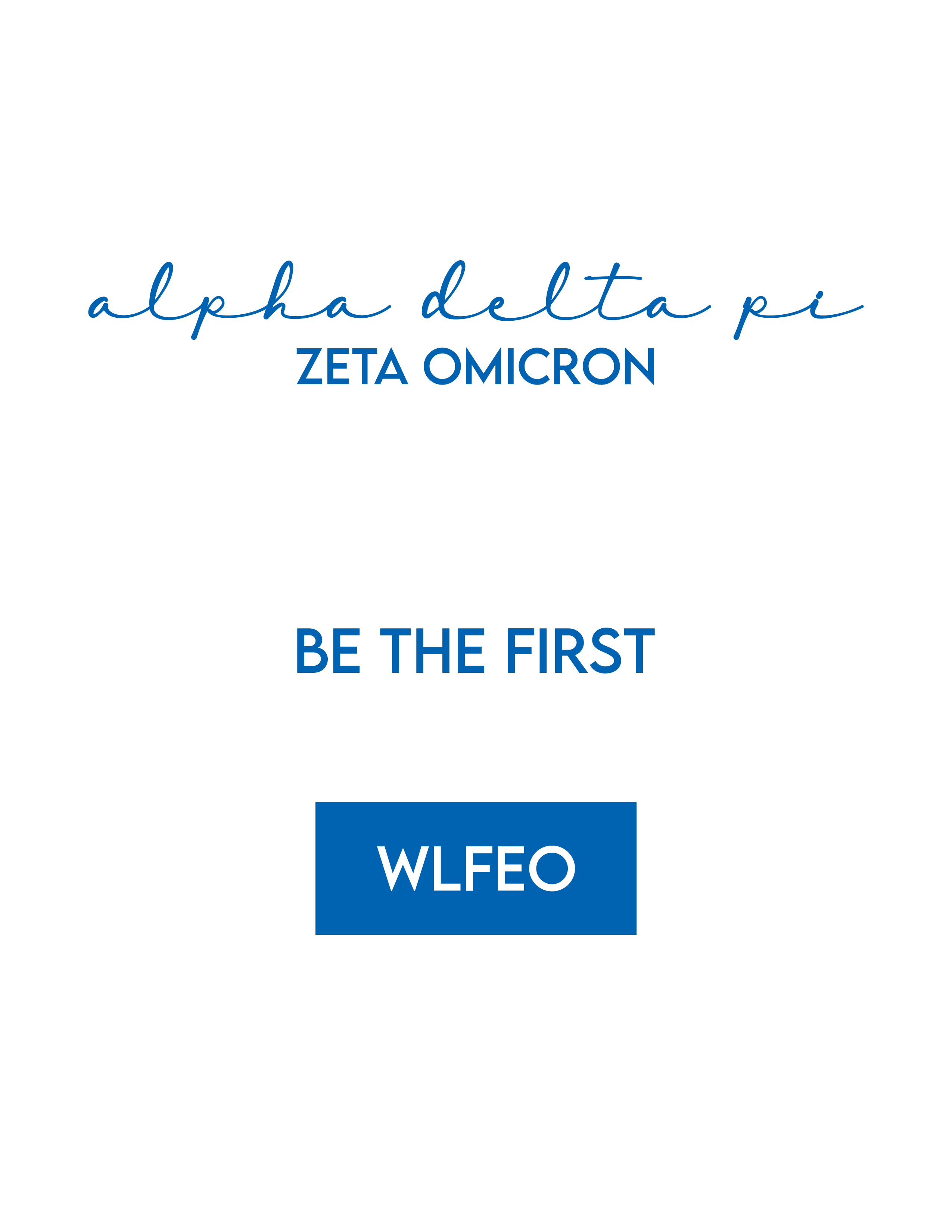 Be the First Georgia Tech — Alpha Delta Pi design inspiration