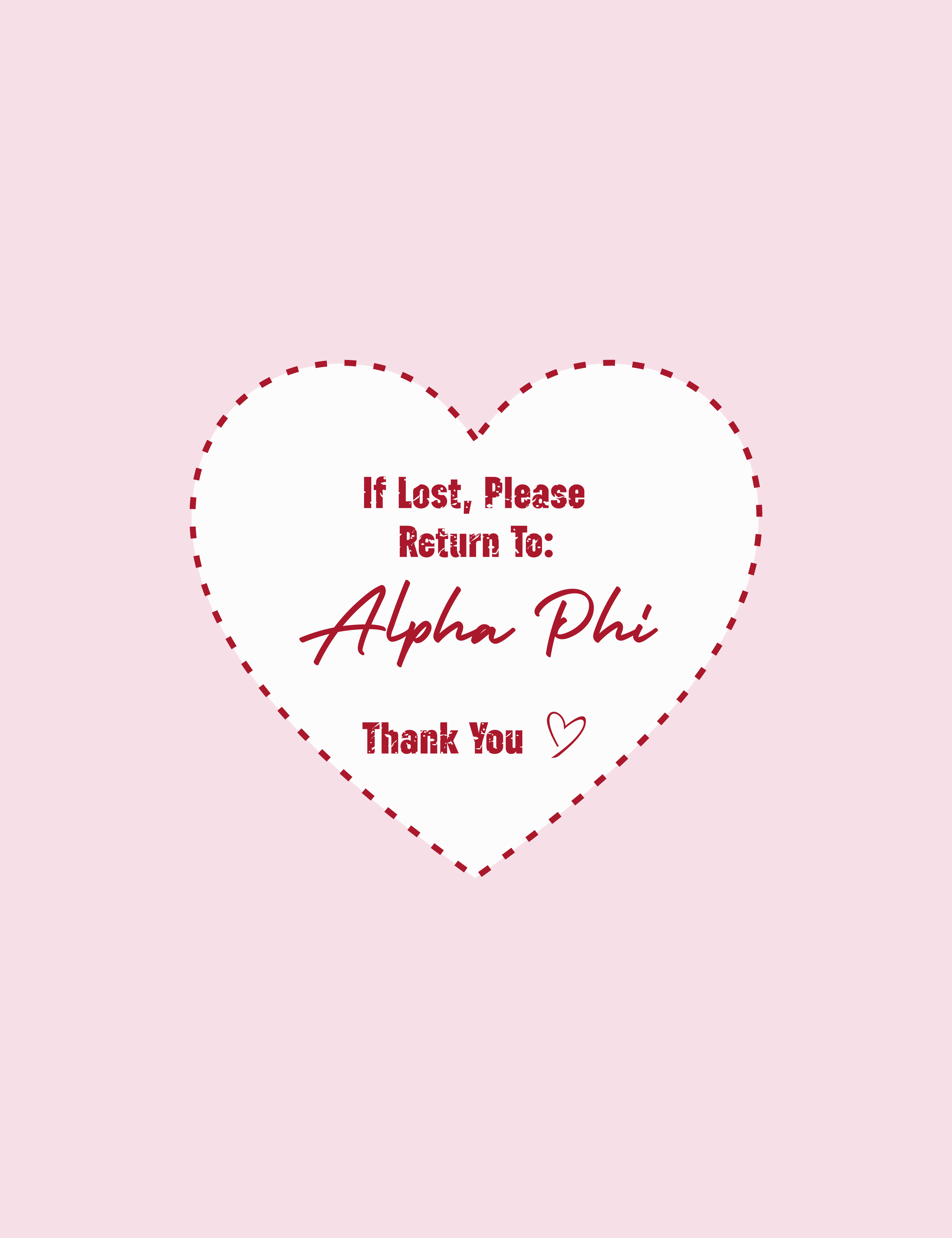 POST STAMP Eastern Illinois University — Alpha Phi design inspiration