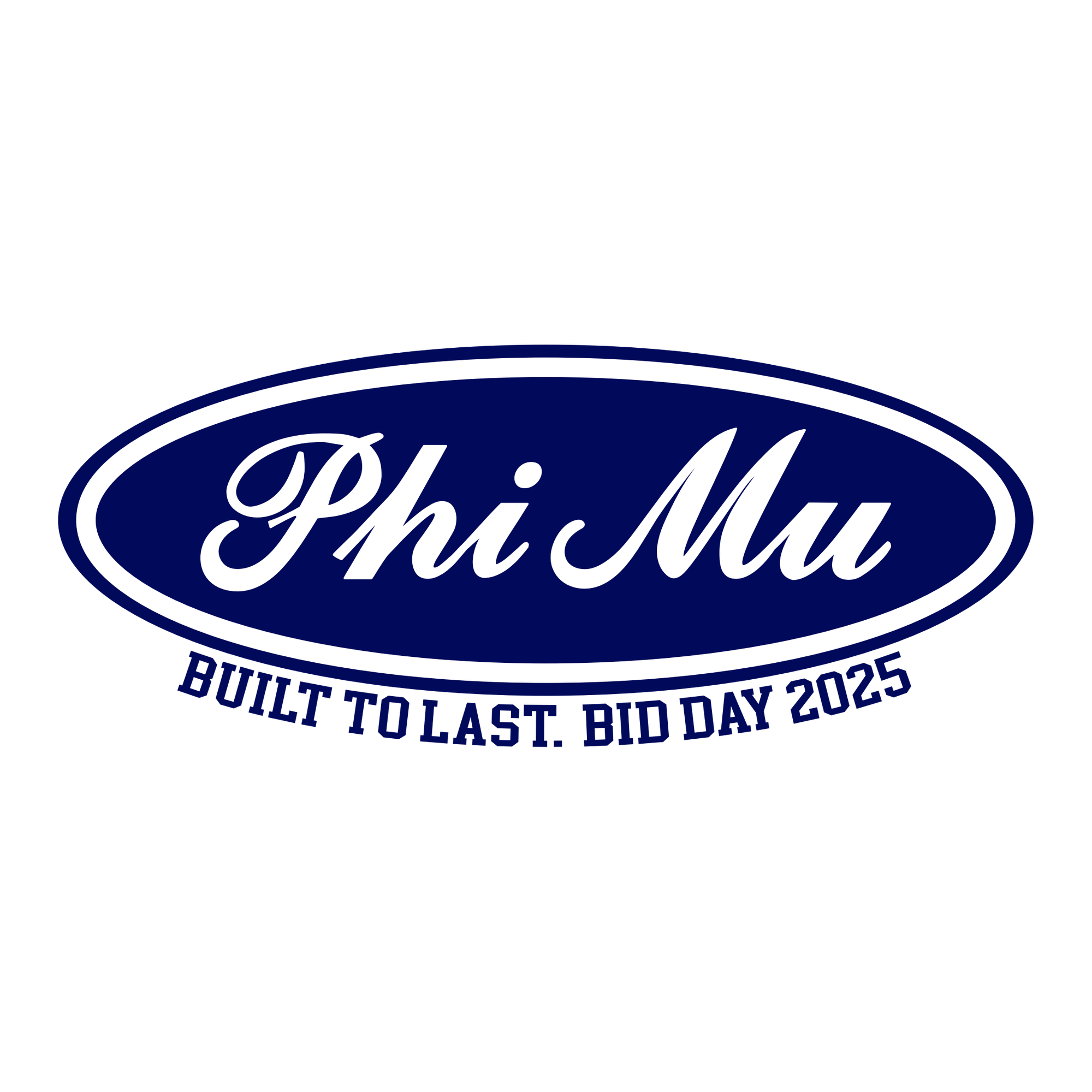 Built to Last Phi Mu — Phi Mu design inspiration for bid day