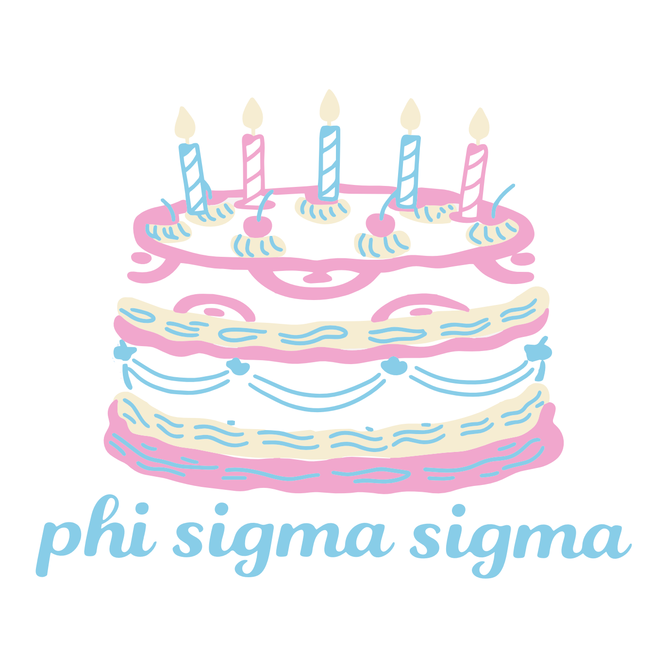 Cake URI — Phi Sigma Sigma design inspiration