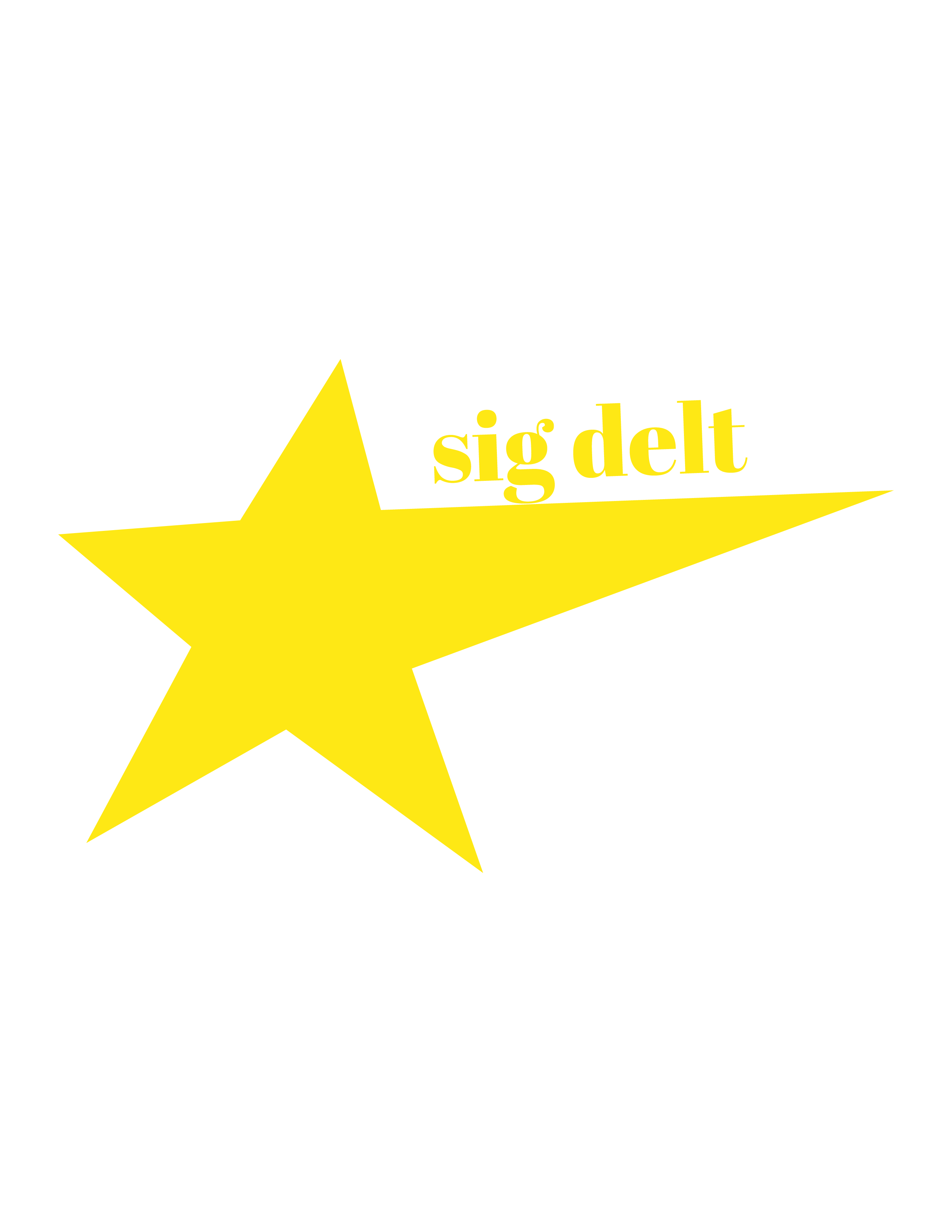 Star Burst Kent — Sigma Delta Tau design inspiration