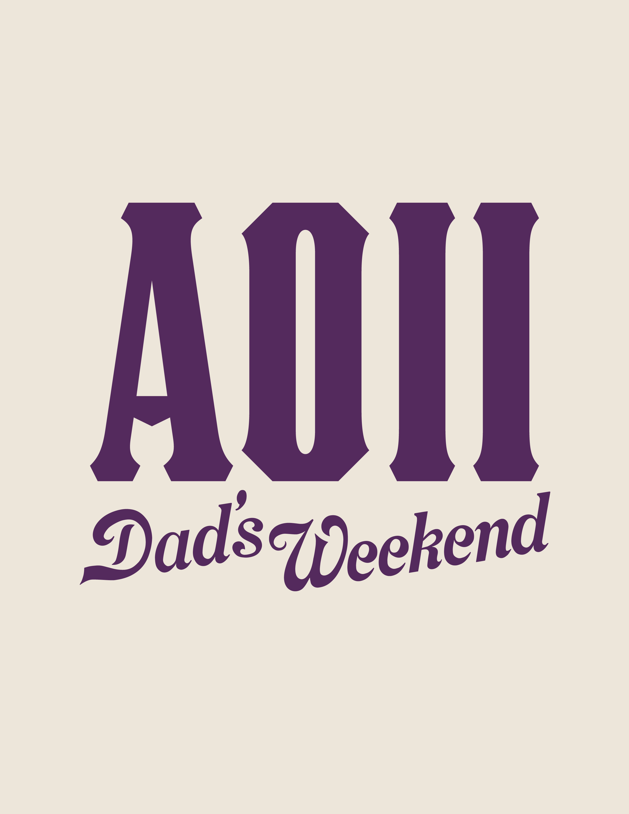 Dads Weekend ECU — Alpha Omicron Pi design inspiration for dad’s weekend