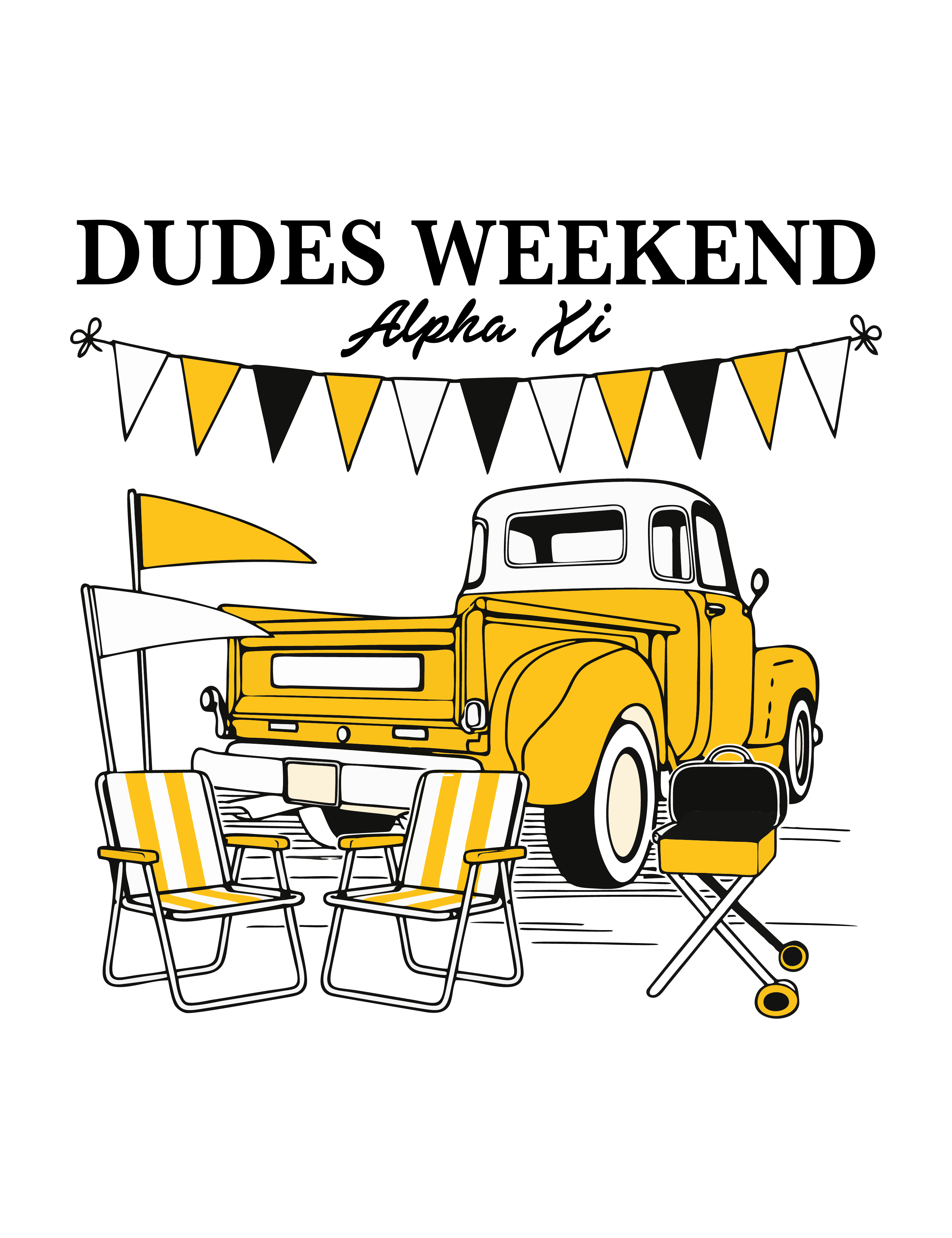 Iowa Alpha Xi Dudes Weekend — Alpha Xi Delta design inspiration