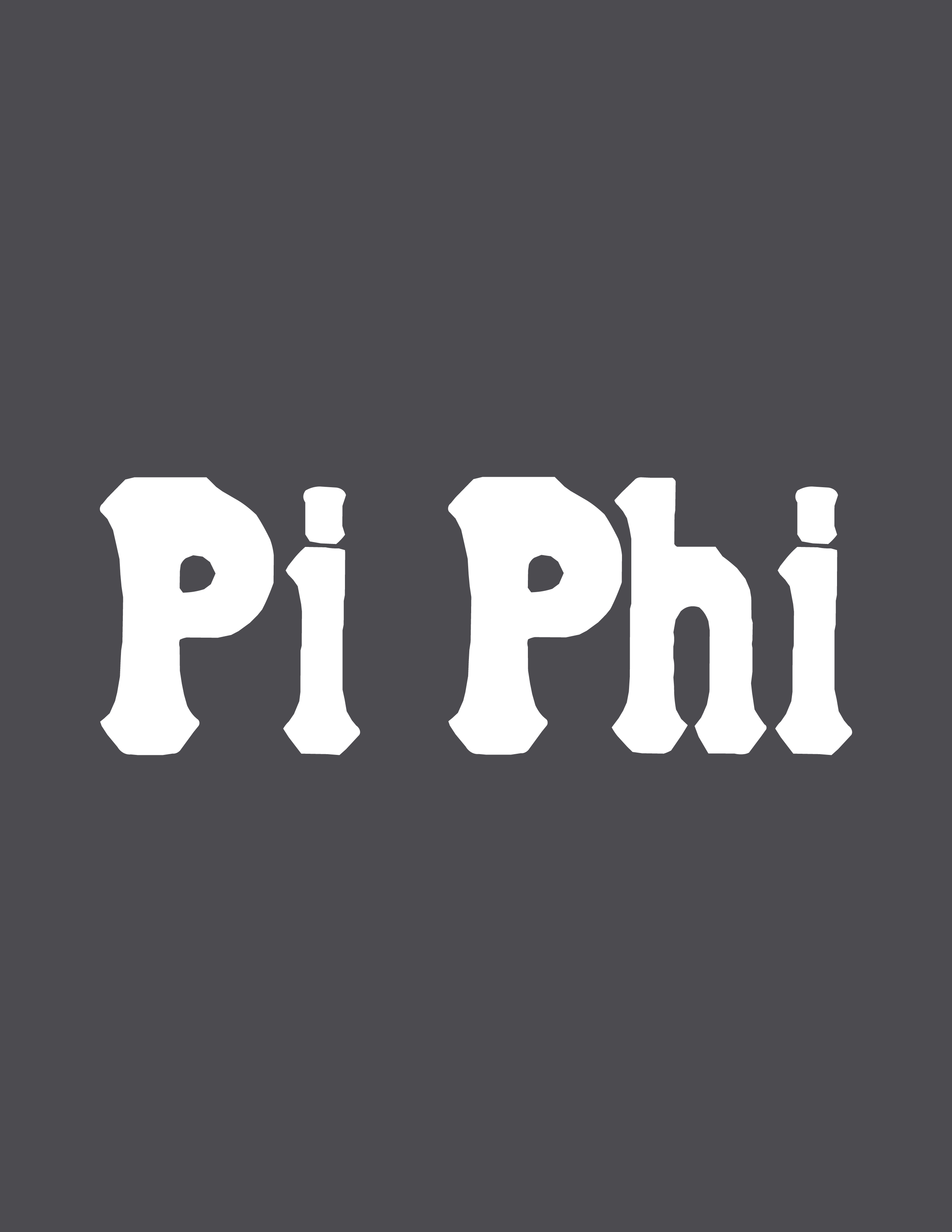 Puget Pi Phi Stud Set Design Hoodie Back — Pi Beta Phi design inspiration