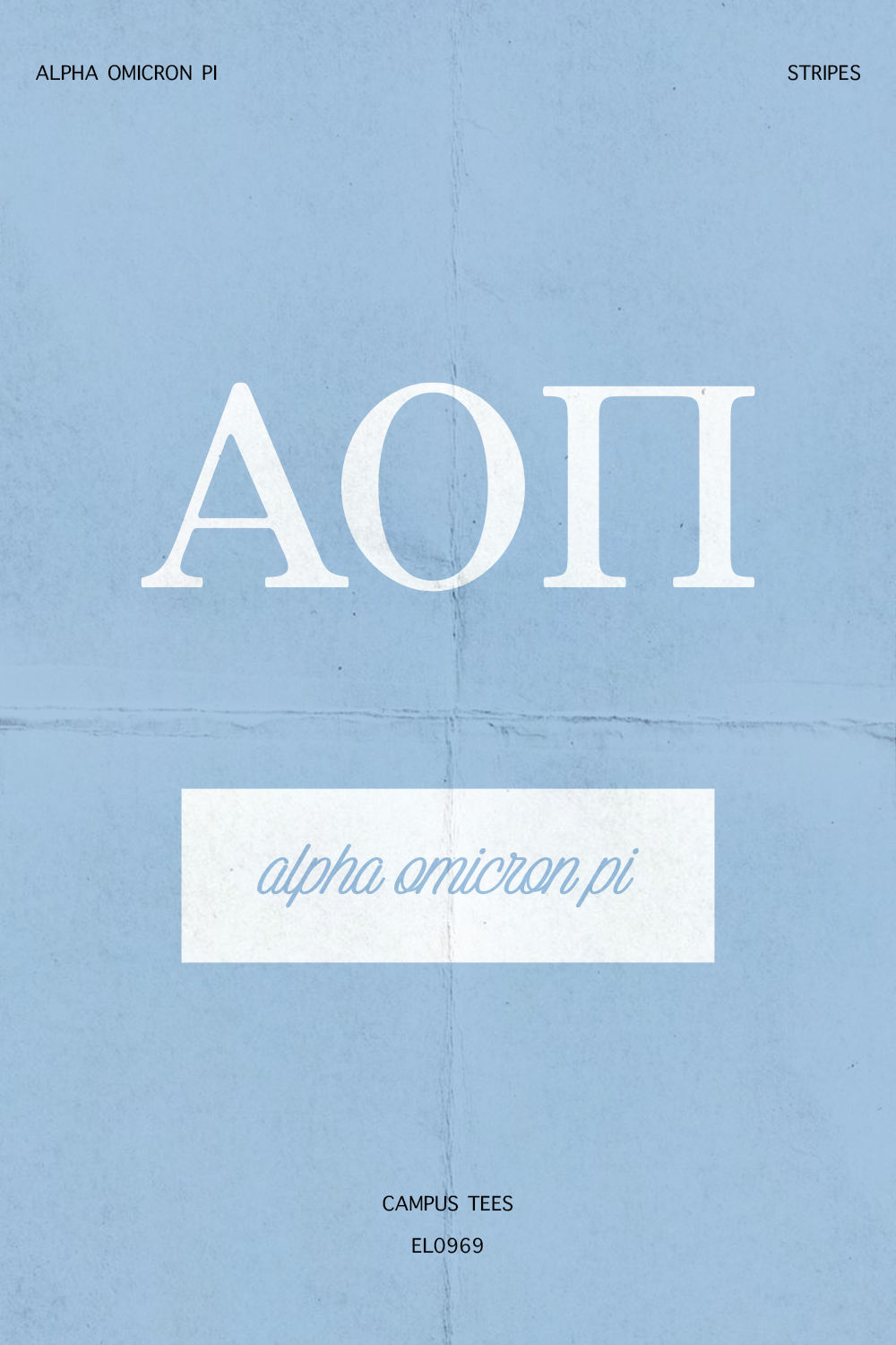 Stripes ECU — Alpha Omicron Pi design inspiration