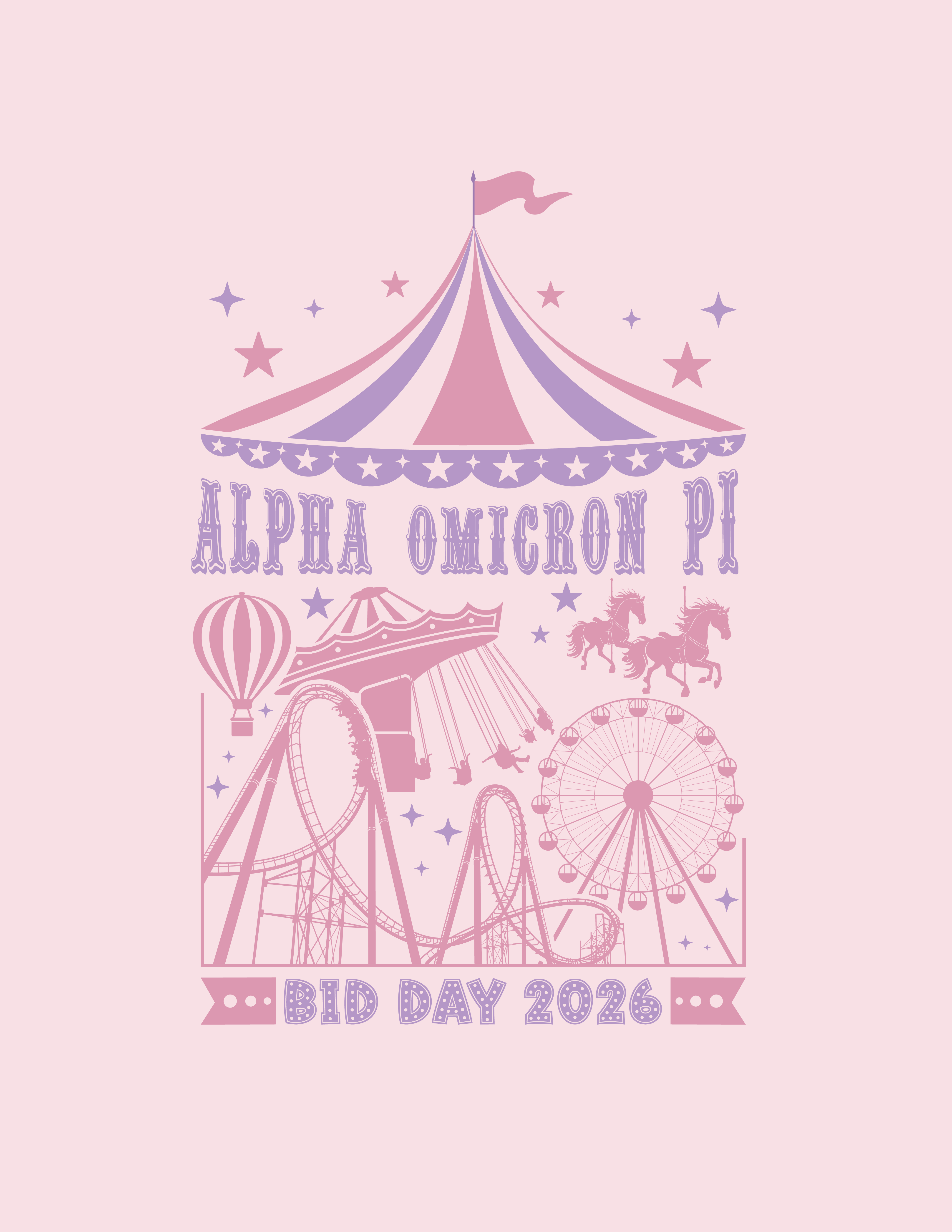 Bidday2026 Ecu — Alpha Omicron Pi design inspiration for bid day