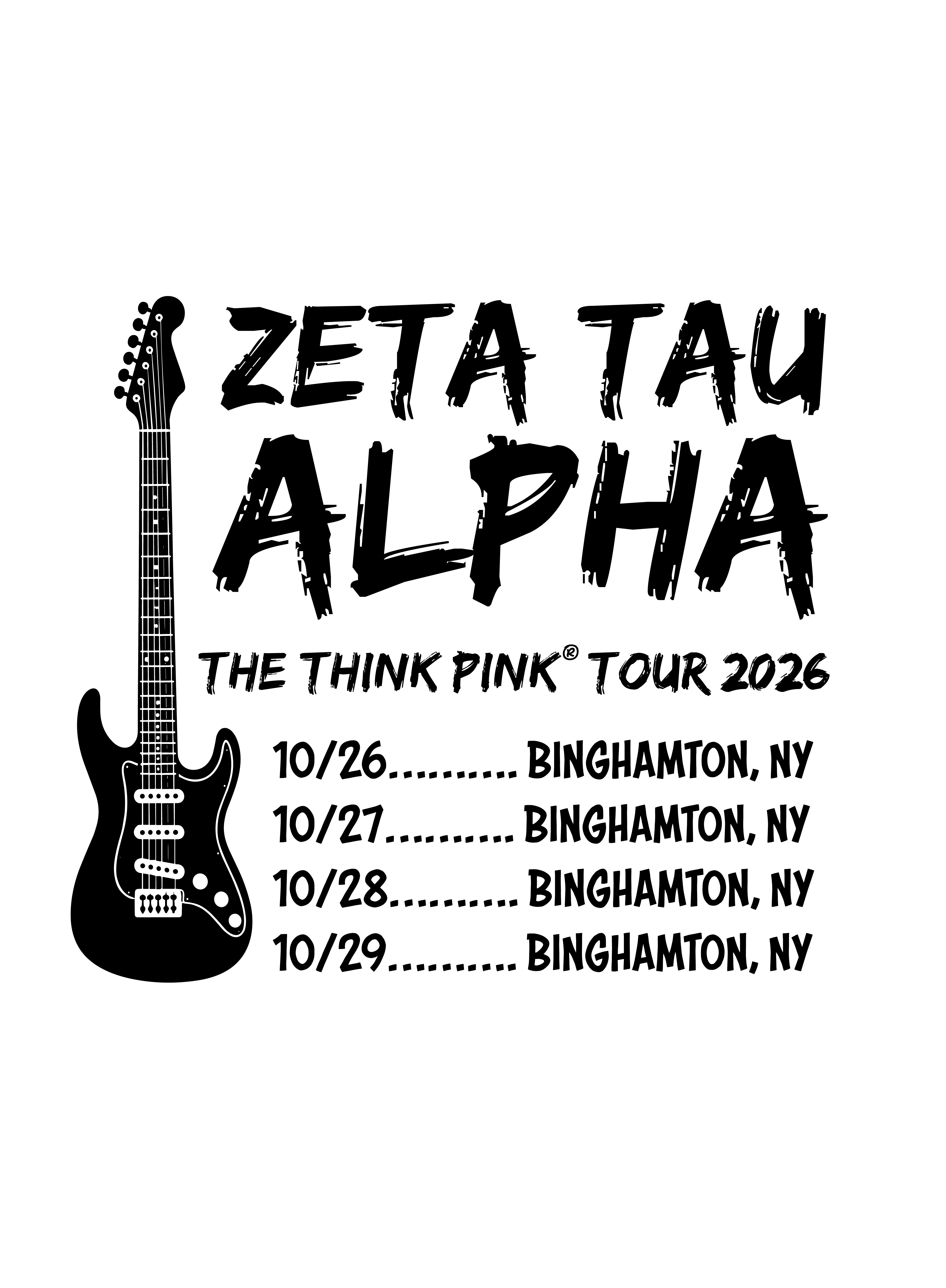 Binghamton ZTA Think Pink Tour ME0123 Back — Zeta Tau Alpha design inspiration for philanthropy