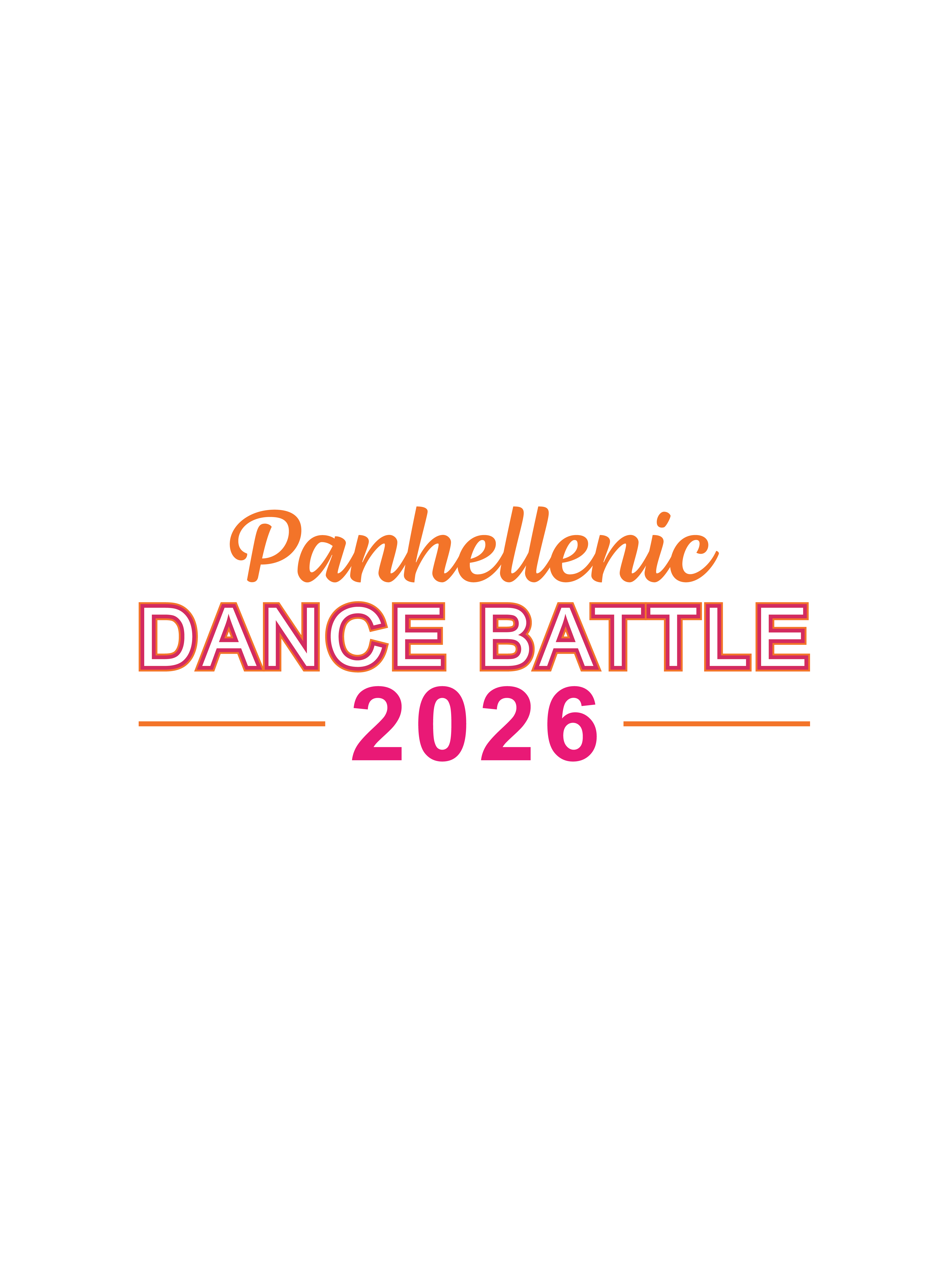 Clemson Panhellenic Dance Logo Design Front — Panhellenic design inspiration