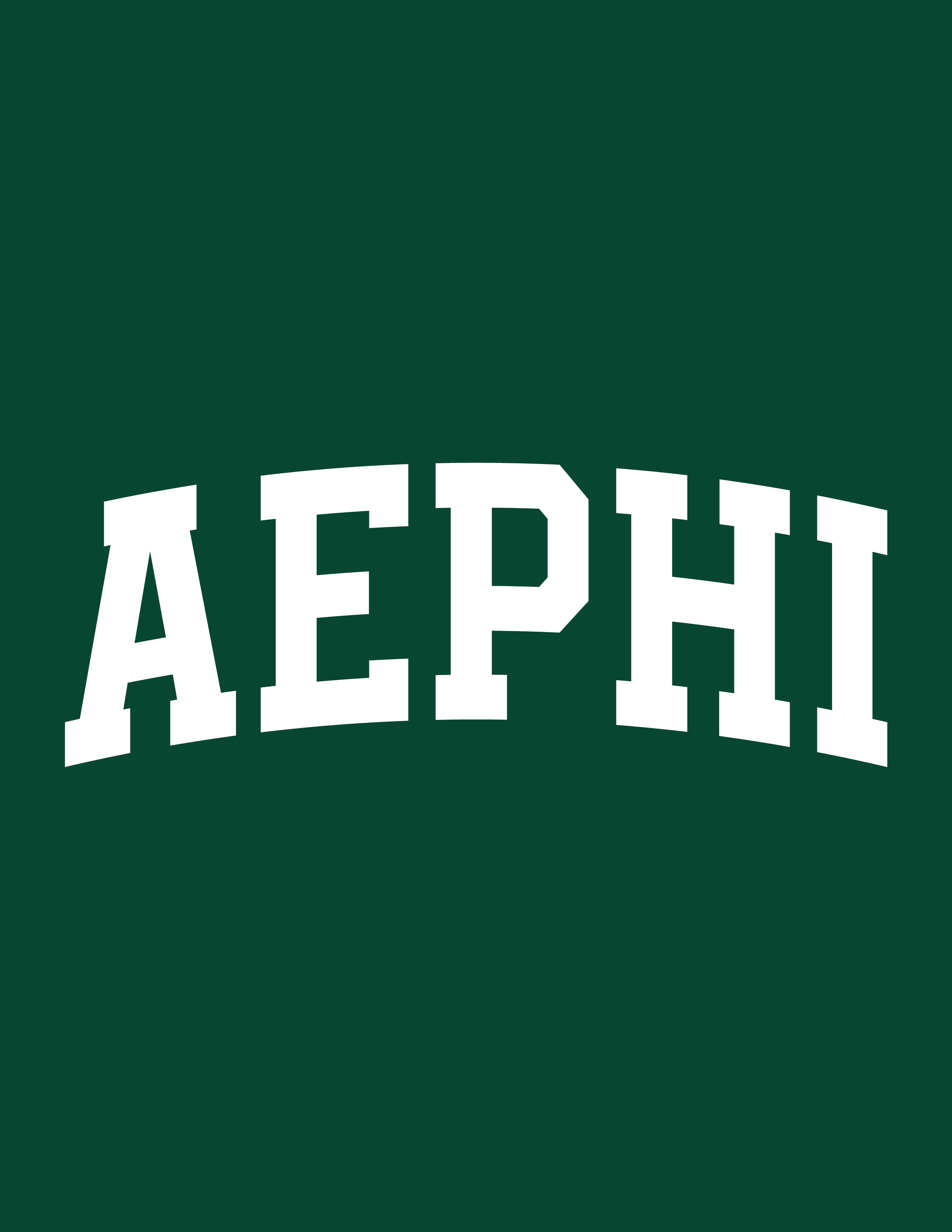 Varsity Jacksonville — Alpha Epsilon Phi design inspiration