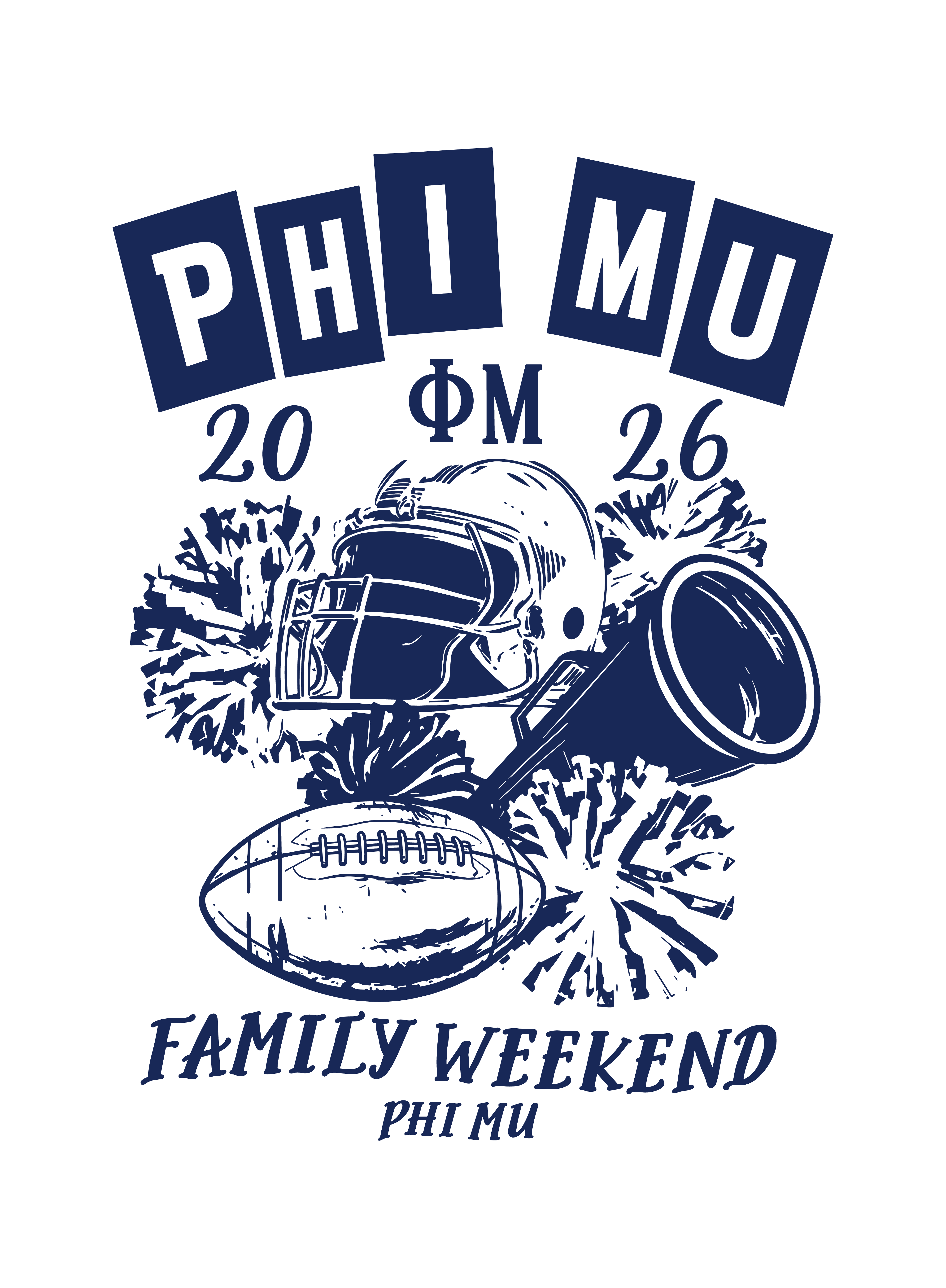 Family Weekend — Phi Mu design inspiration for parents weekend