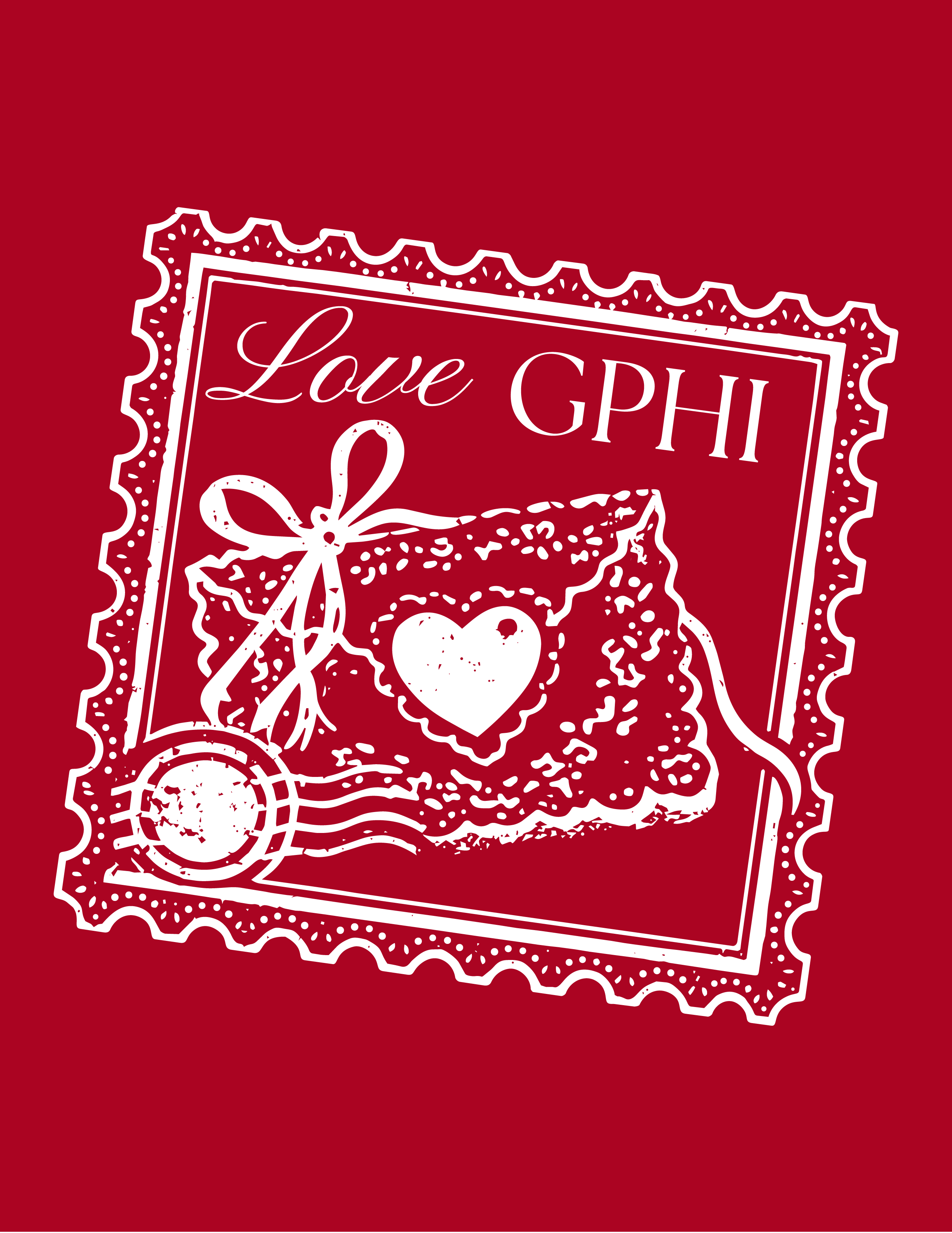 GPHI Rutgers Envelope Design Bottom — Gamma Phi Beta design inspiration