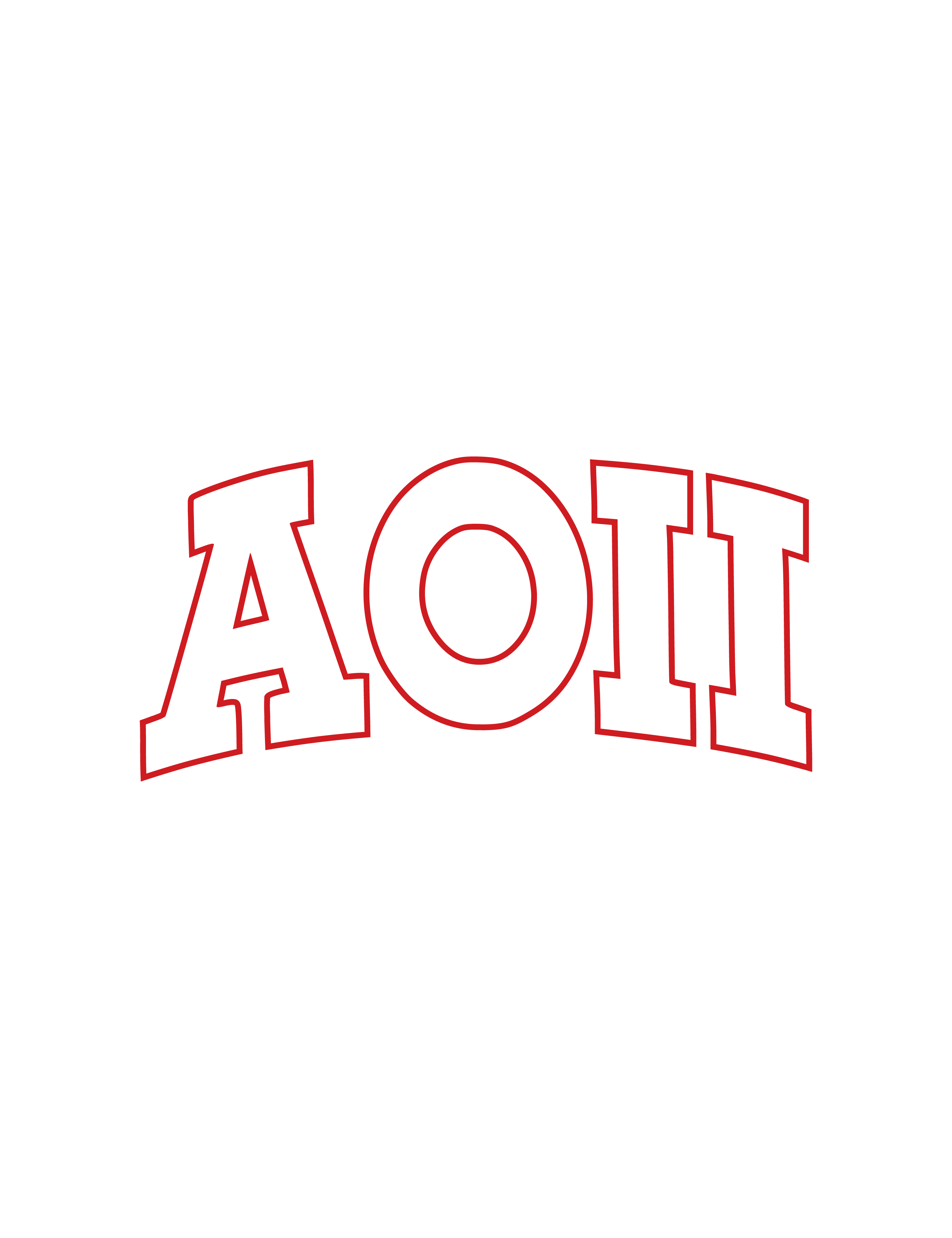 Varsity — Alpha Omicron Pi design inspiration