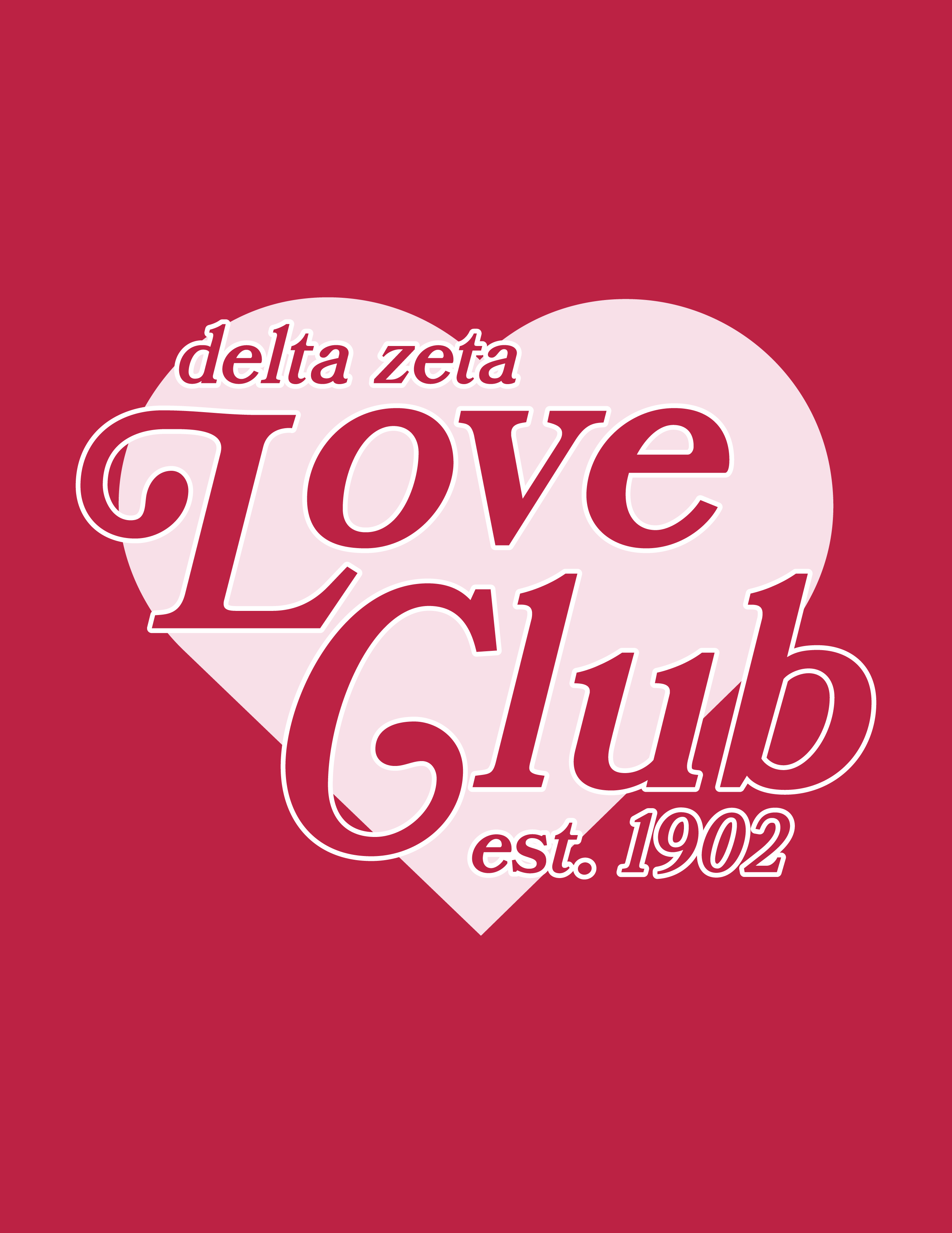 Morehead Delta Zeta Love Club Design Front 2 — Delta Zeta design inspiration