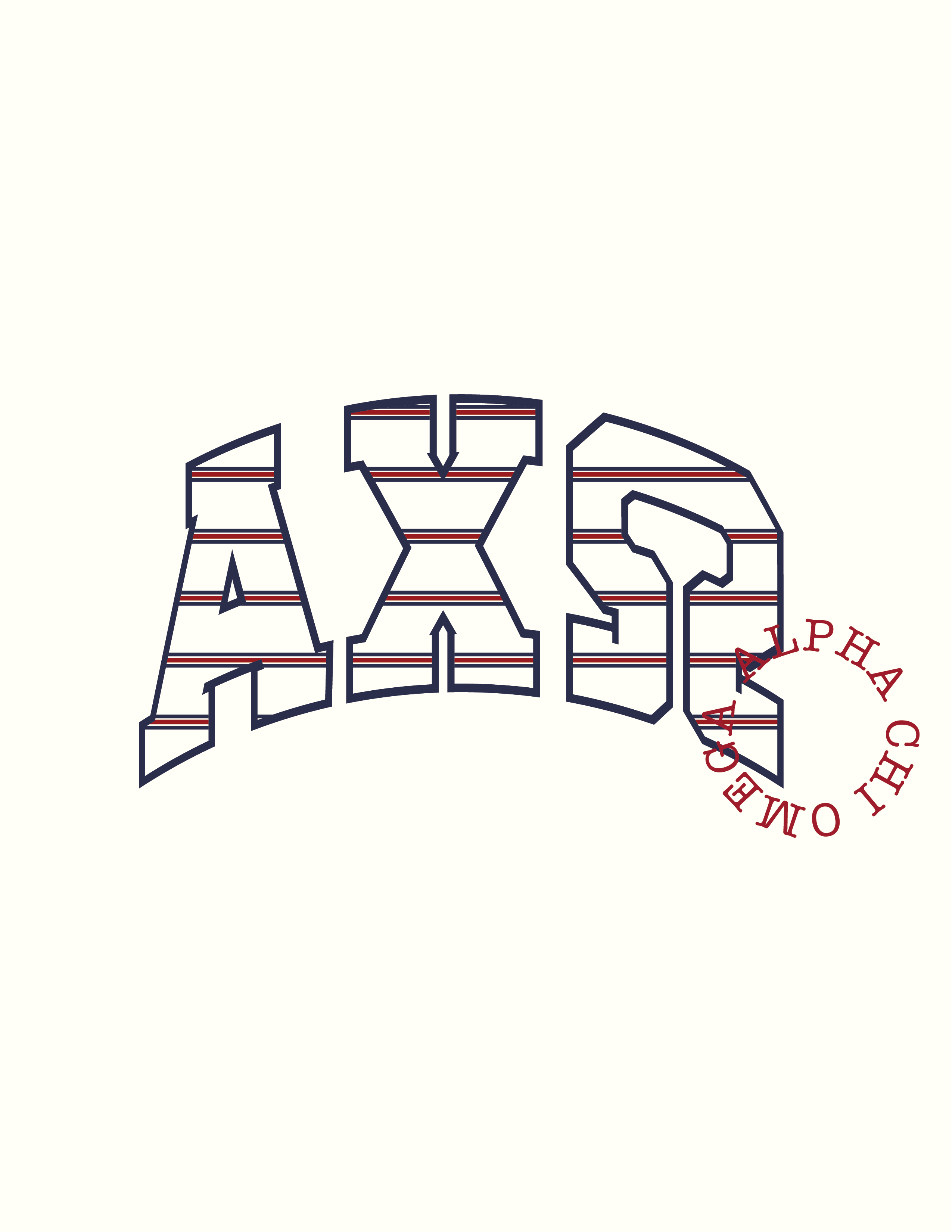 Star Letters High Point — Alpha Chi Omega design inspiration