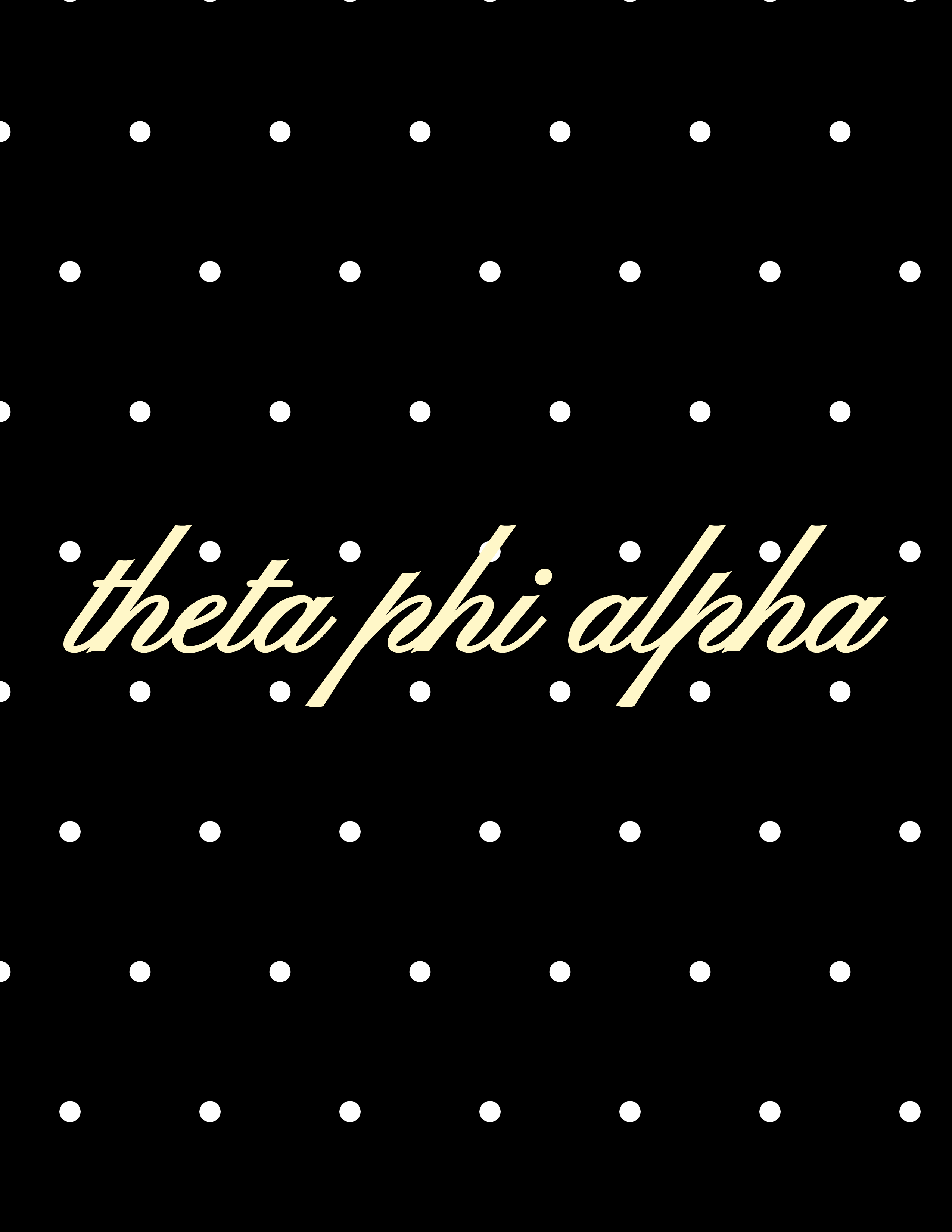 FAU TPA Pol Ka Dot Tank Design — Theta Phi Alpha design inspiration