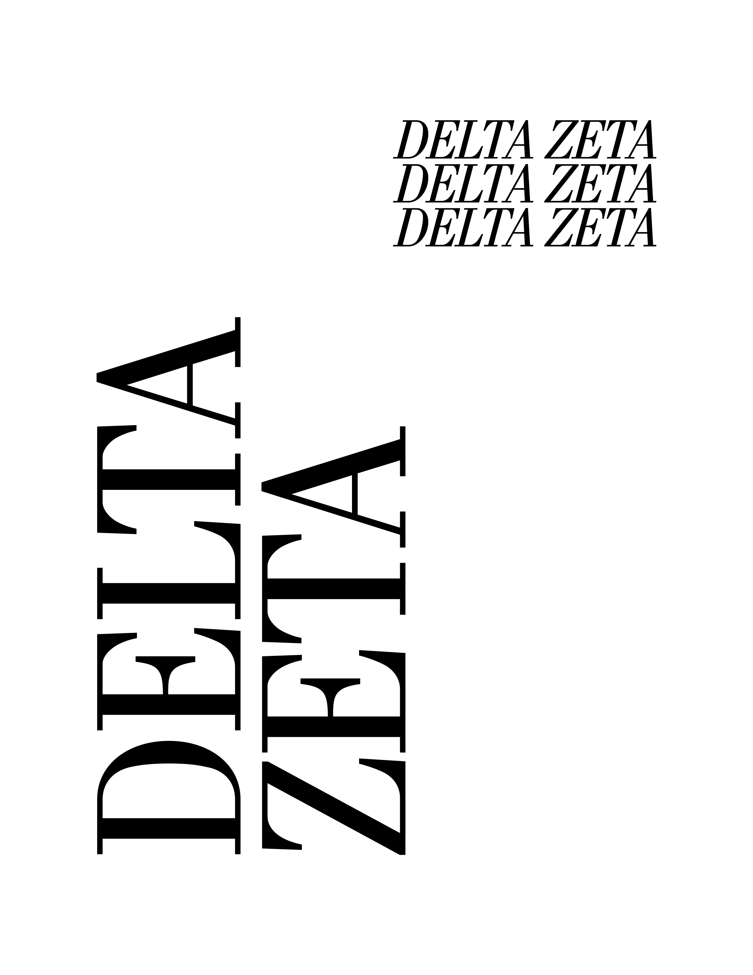 EIU DZ Go Greek Design — Delta Zeta design inspiration