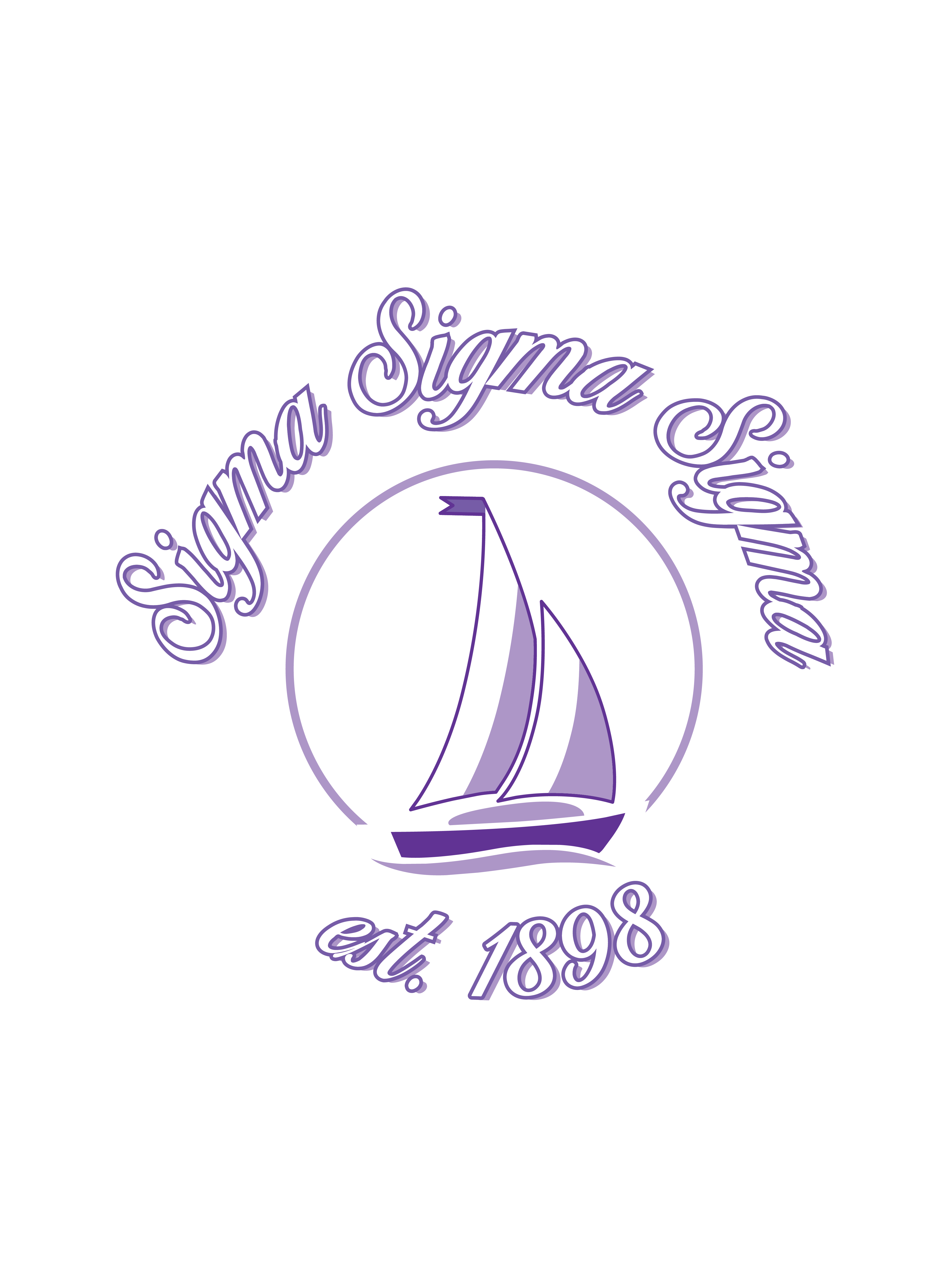 Bentley Tri Sigma Sailboat ME0142 Front 2 — Sigma Sigma Sigma design inspiration