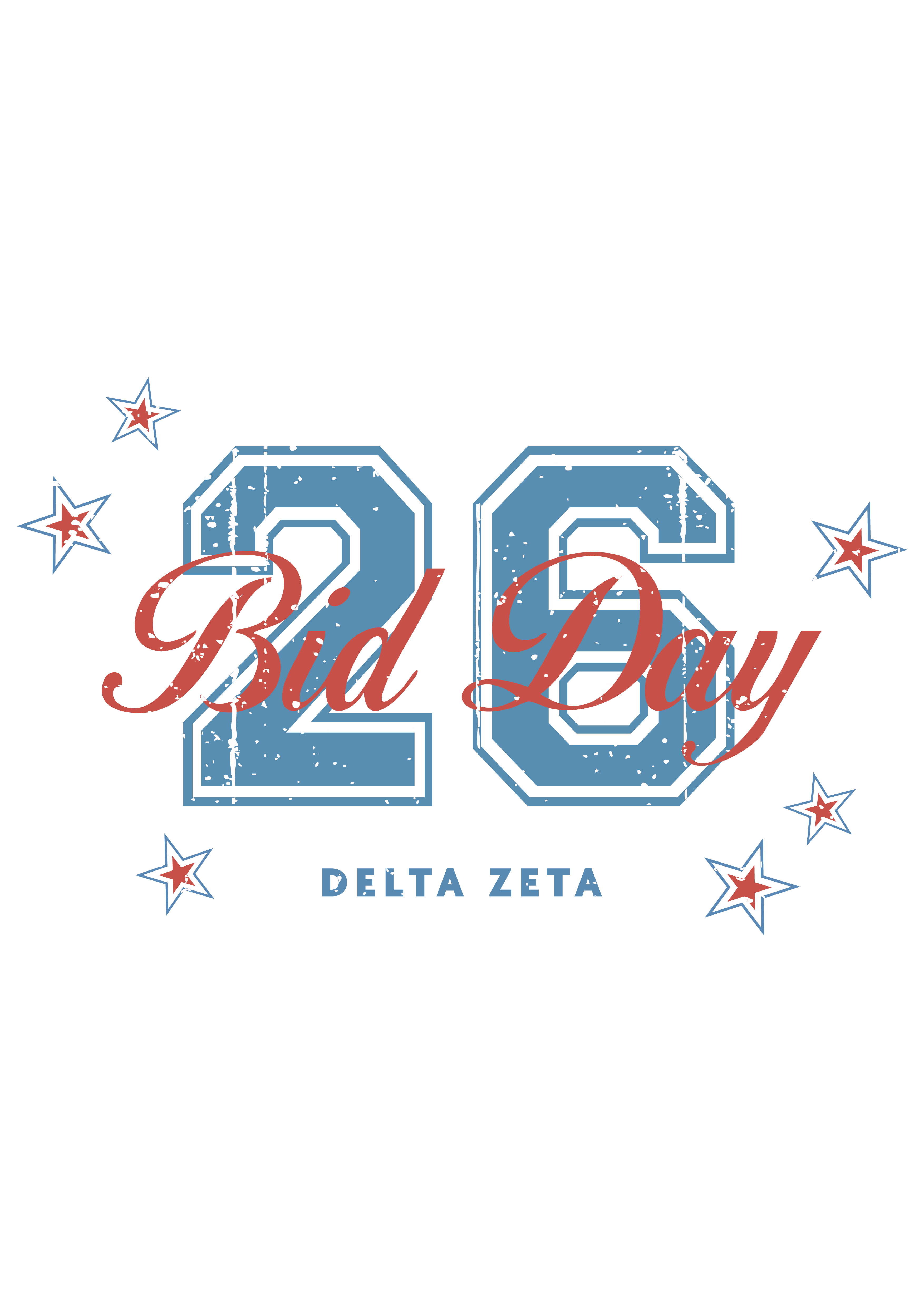 Delta Zeta Bid Day 26 — Delta Zeta design inspiration for bid day