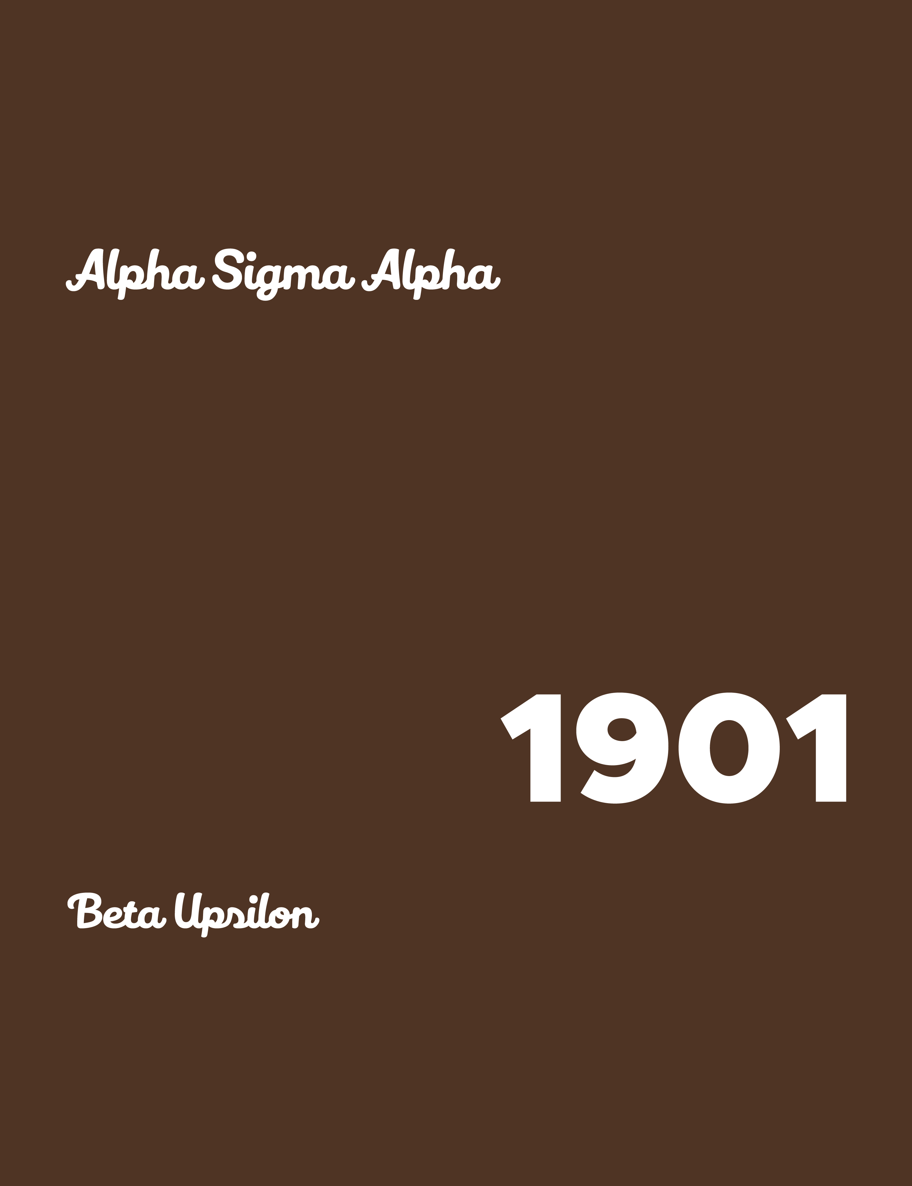 1901 Isu — Alpha Sigma Alpha design inspiration