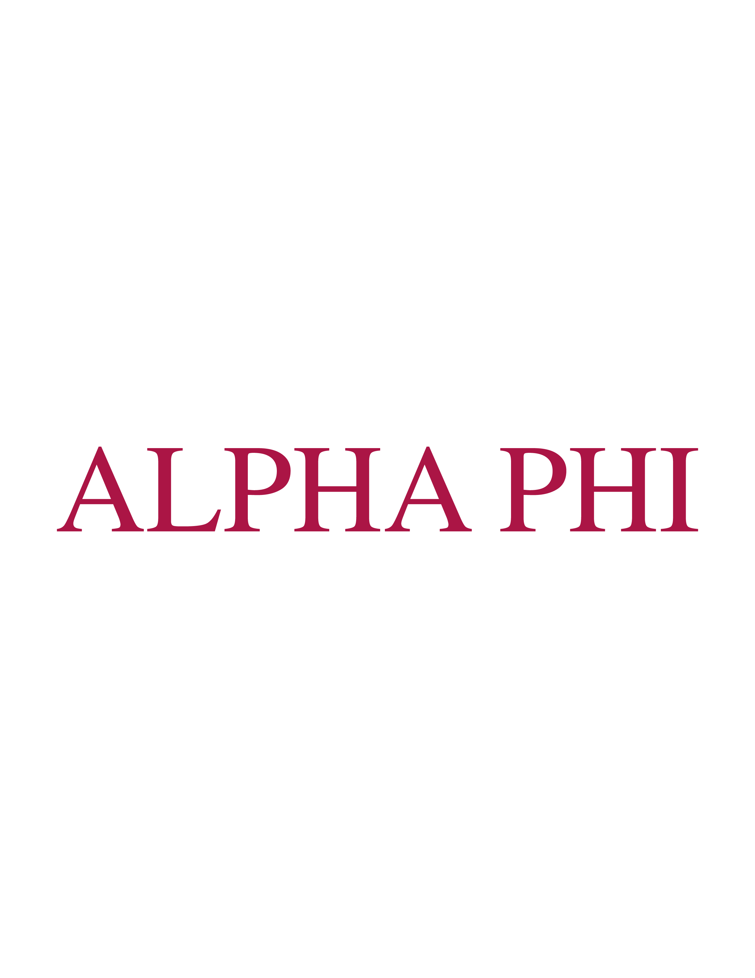 Kent State APHI Stripes Design Pink — Alpha Phi design inspiration