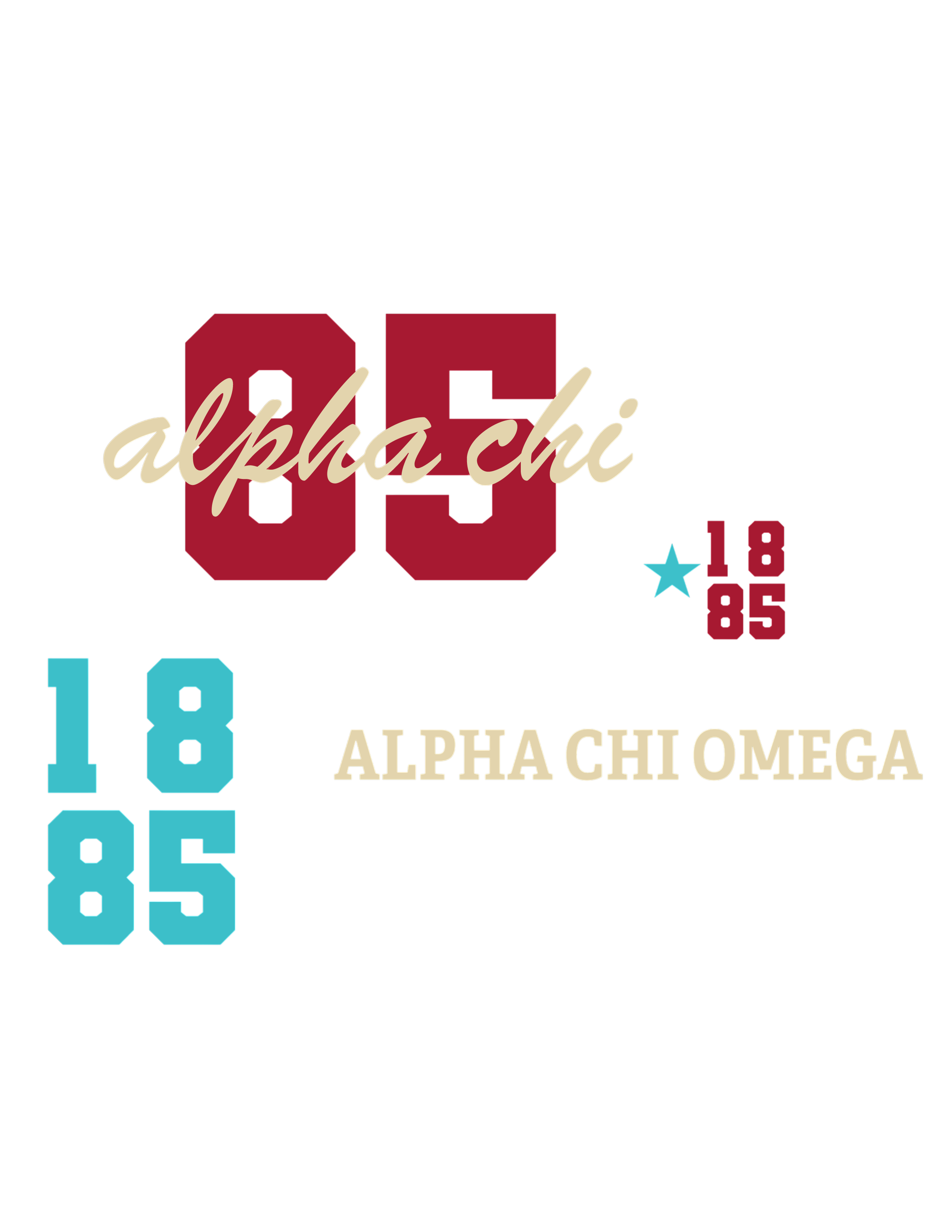 ASU AXO Diamondbacks Design — Alpha Chi Omega design inspiration for game day