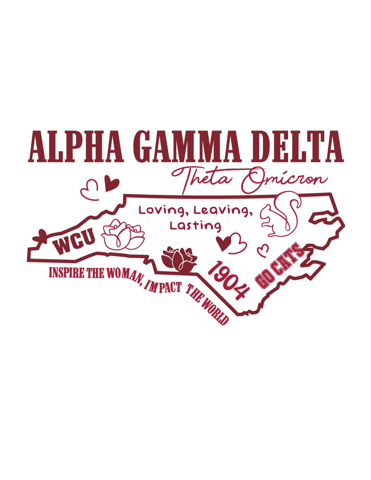 Design Wcu — Alpha Gamma Delta design inspiration