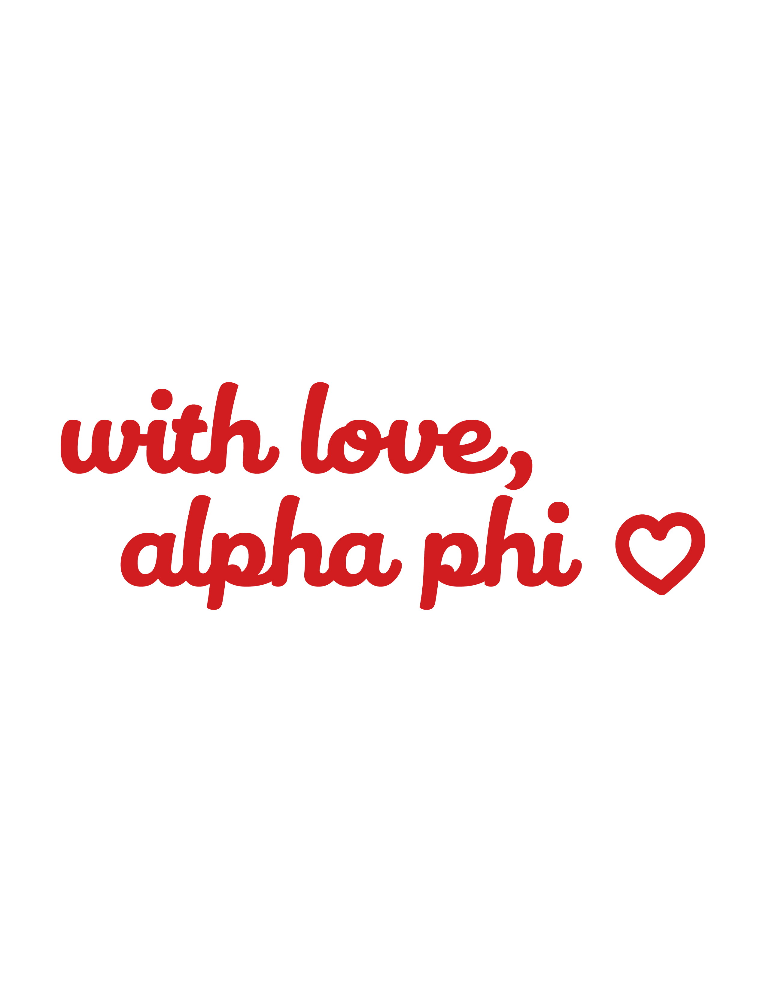 With love Hofstra — Alpha Phi design inspiration