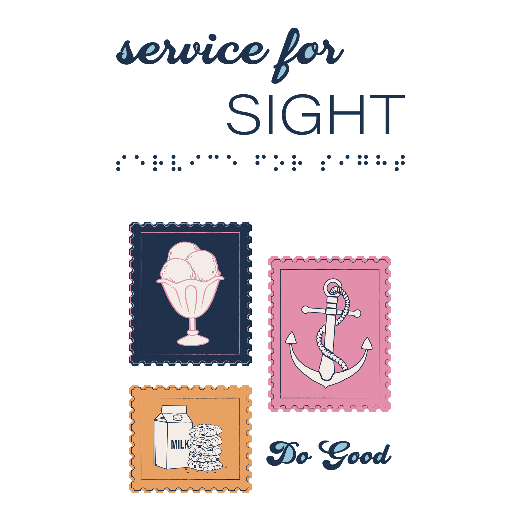 Service For Sight Furman University — Delta Gamma design inspiration for philanthropy