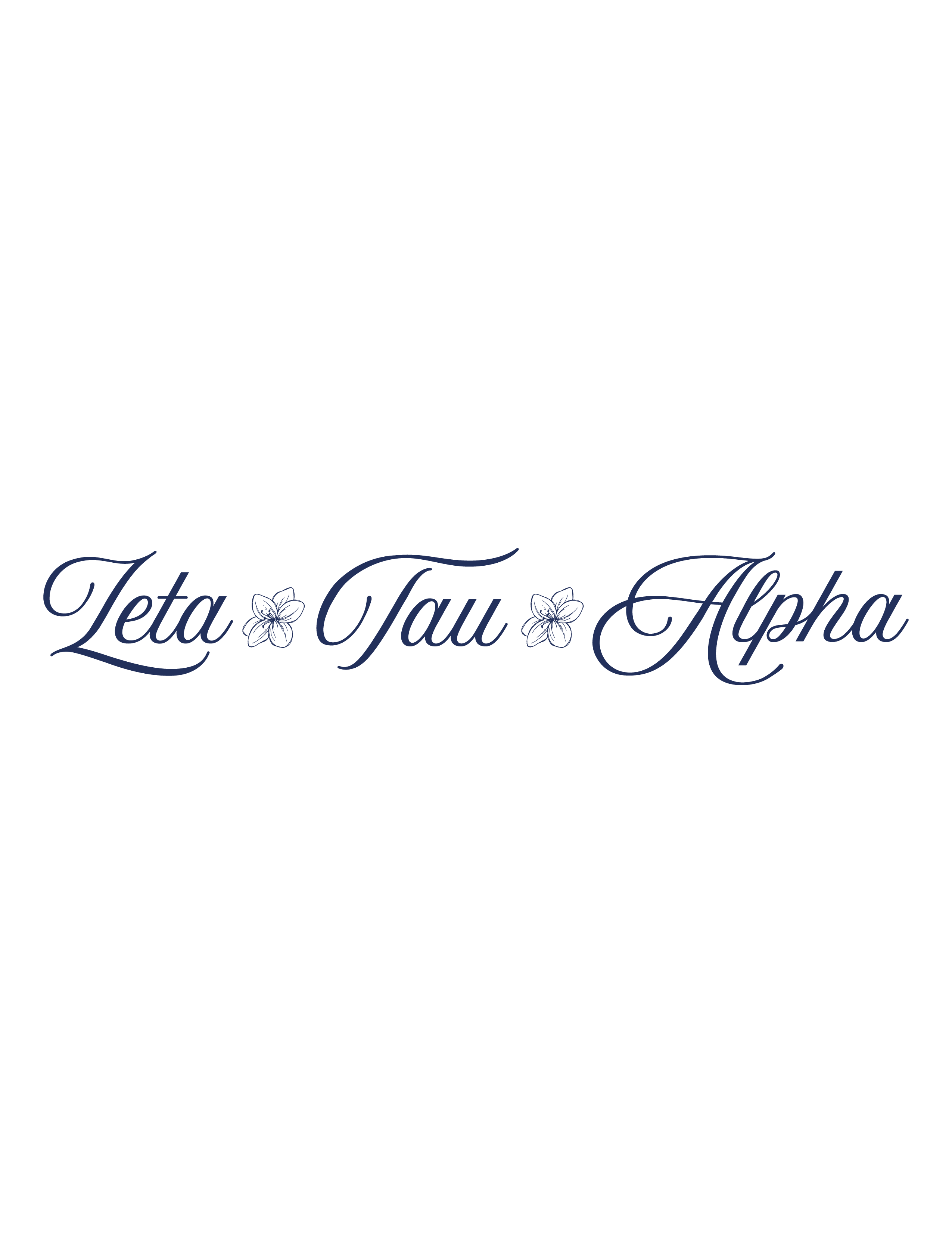 Maryland Zeta Flowers Design — Zeta Tau Alpha design inspiration