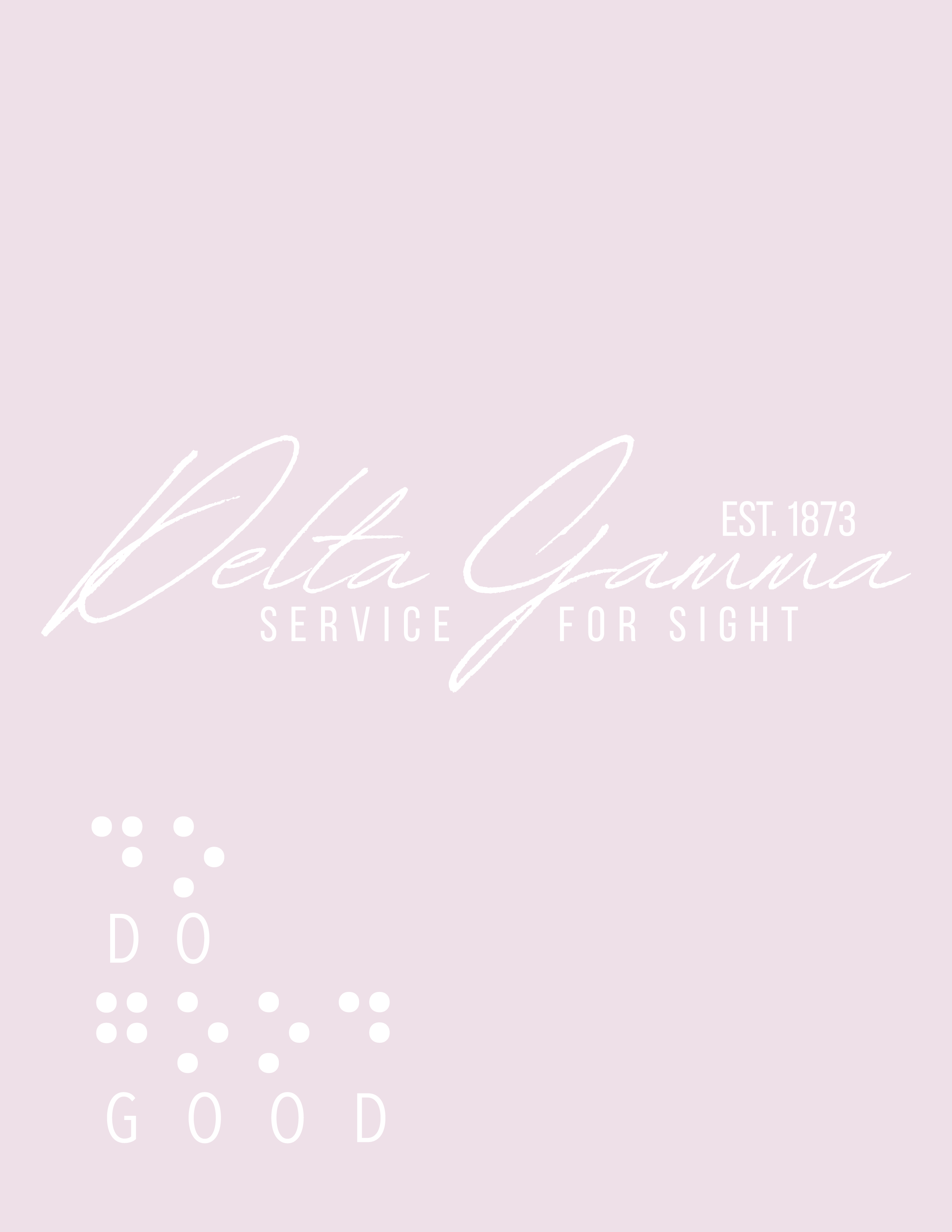 Service for Sight Michigan State — Delta Gamma design inspiration