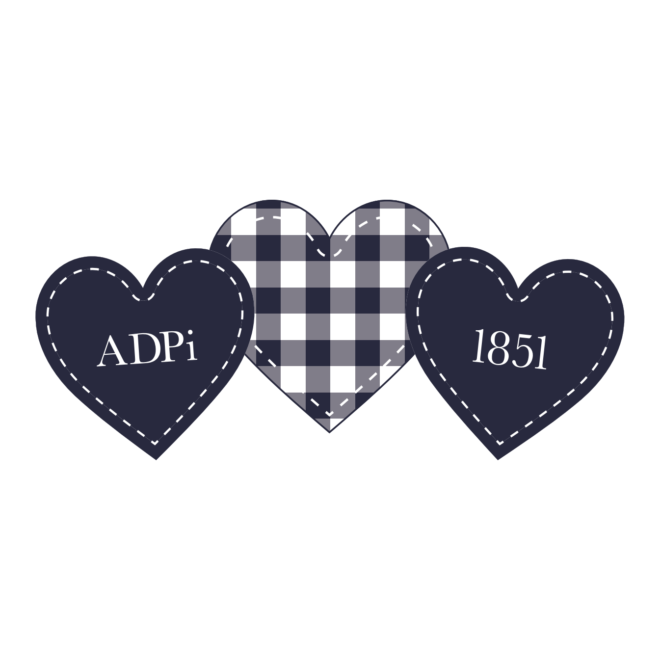Hearts Gettysburg — Alpha Delta Pi design inspiration