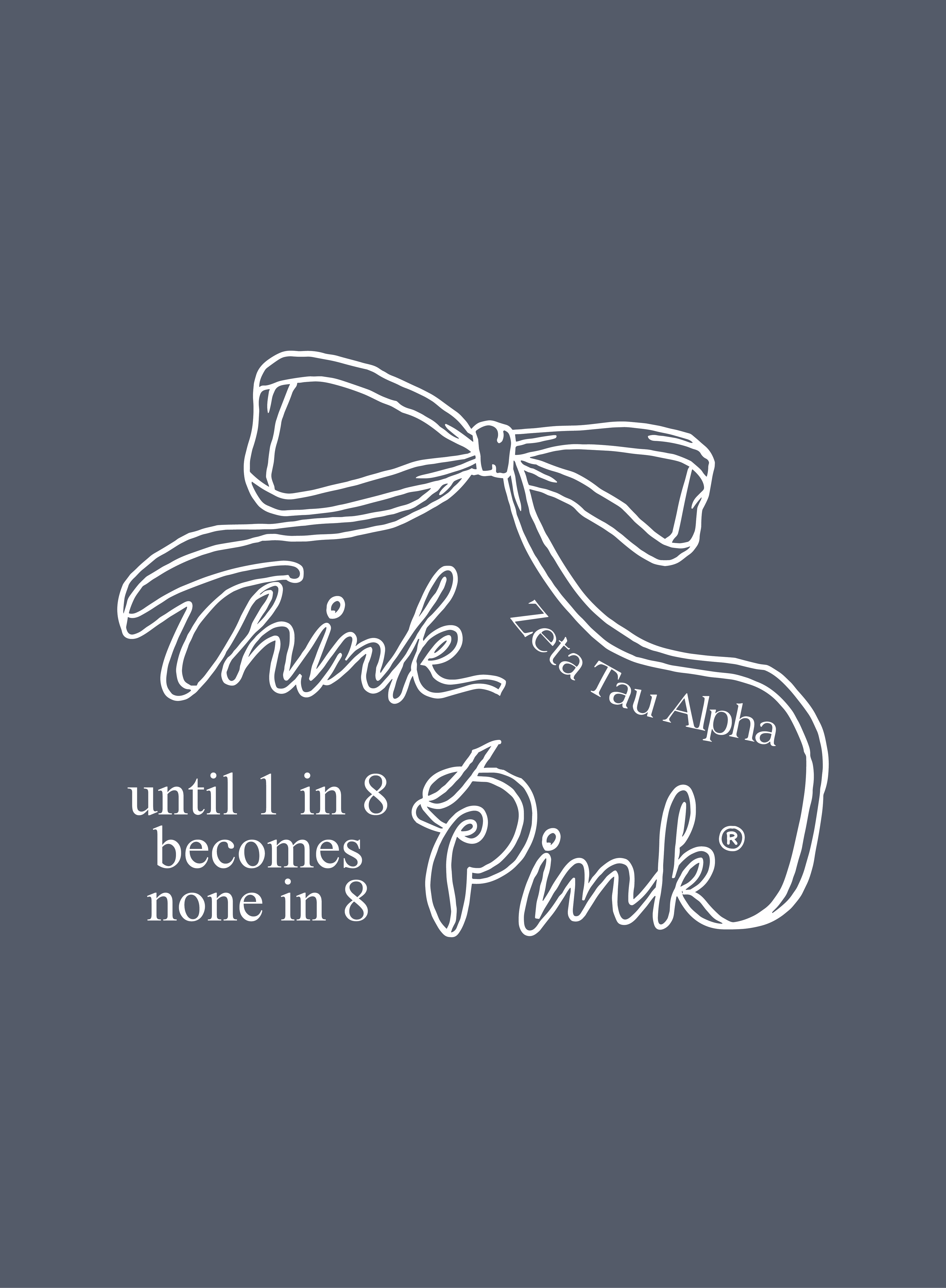 Binghamton ZTA Think Pink ME0122 Back — Zeta Tau Alpha design inspiration for philanthropy