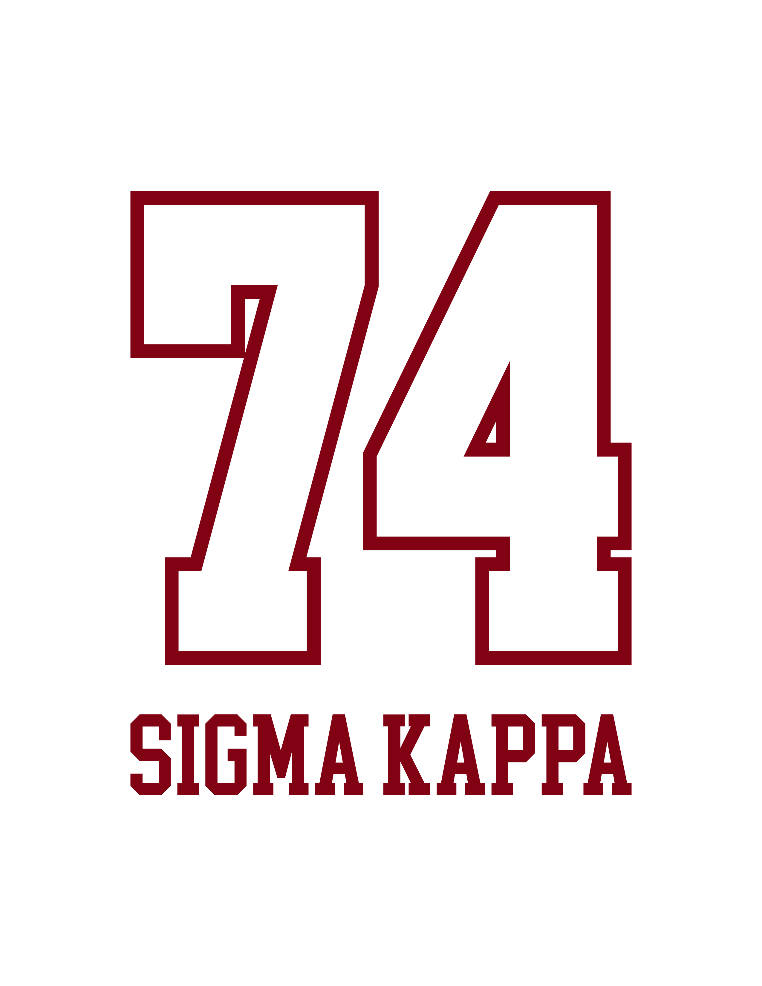 Stripe Set Chico State — Sigma Kappa design inspiration