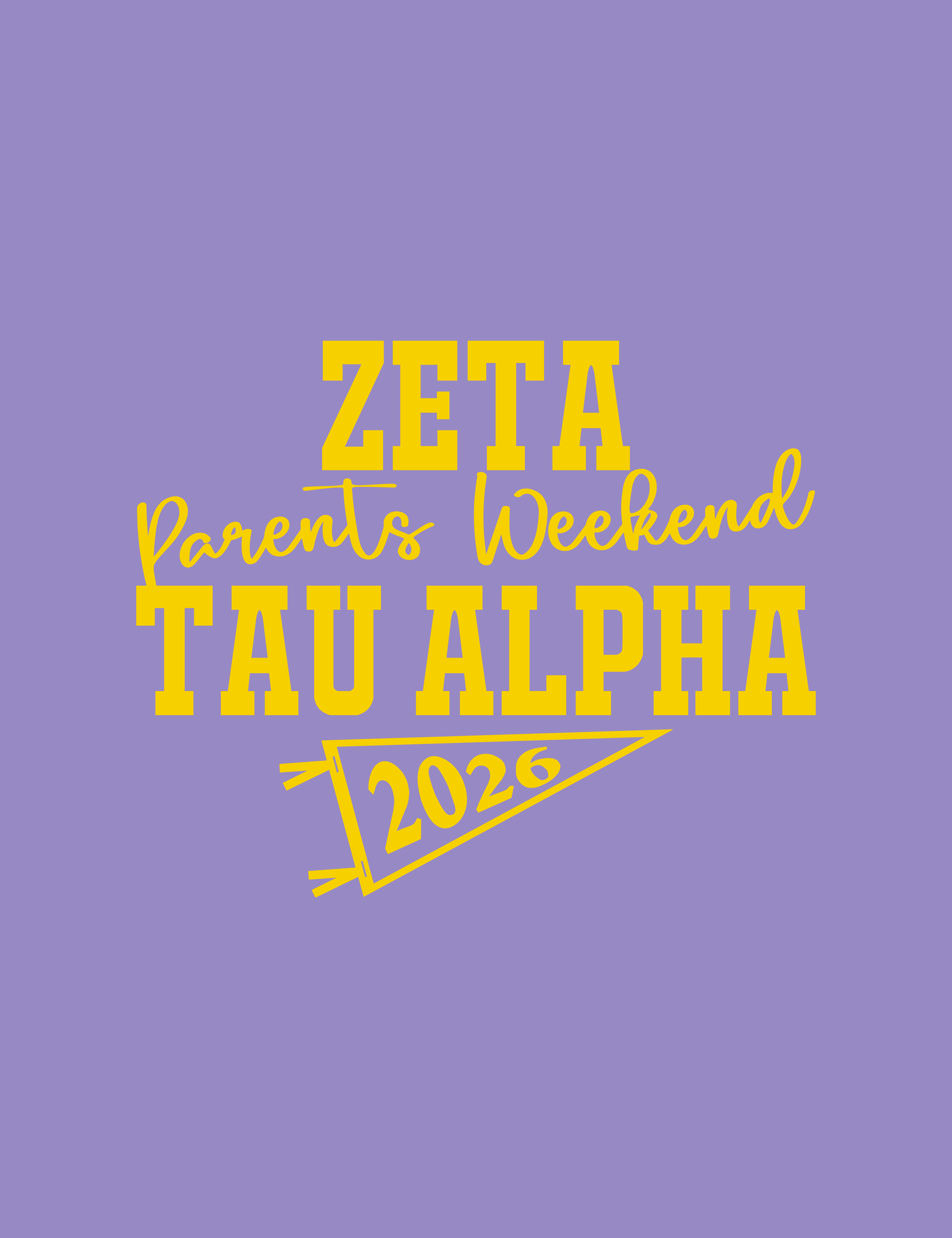 Parents Weekend Lsu — Zeta Tau Alpha design inspiration for parents weekend