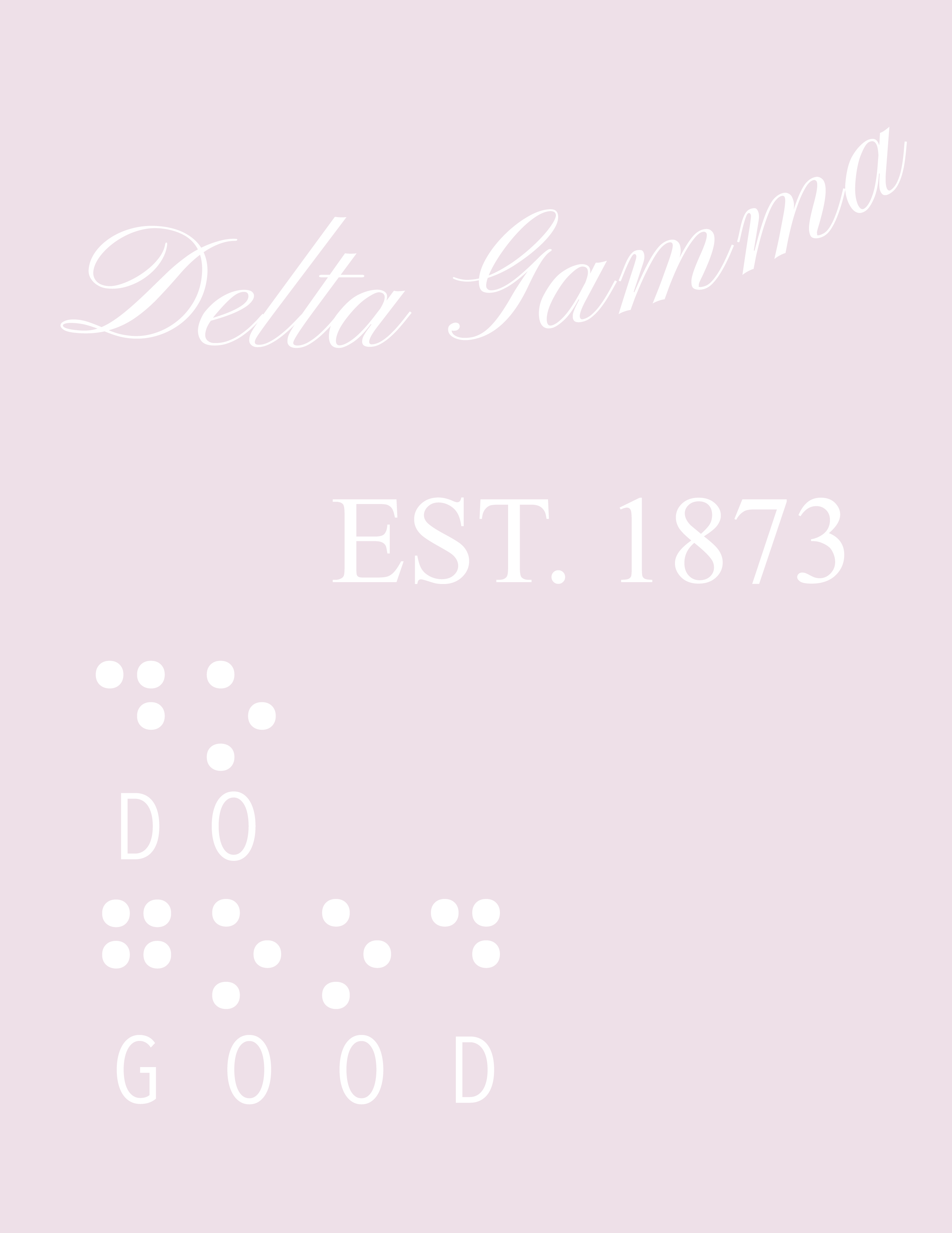 Philo Michigan State — Delta Gamma design inspiration for philanthropy