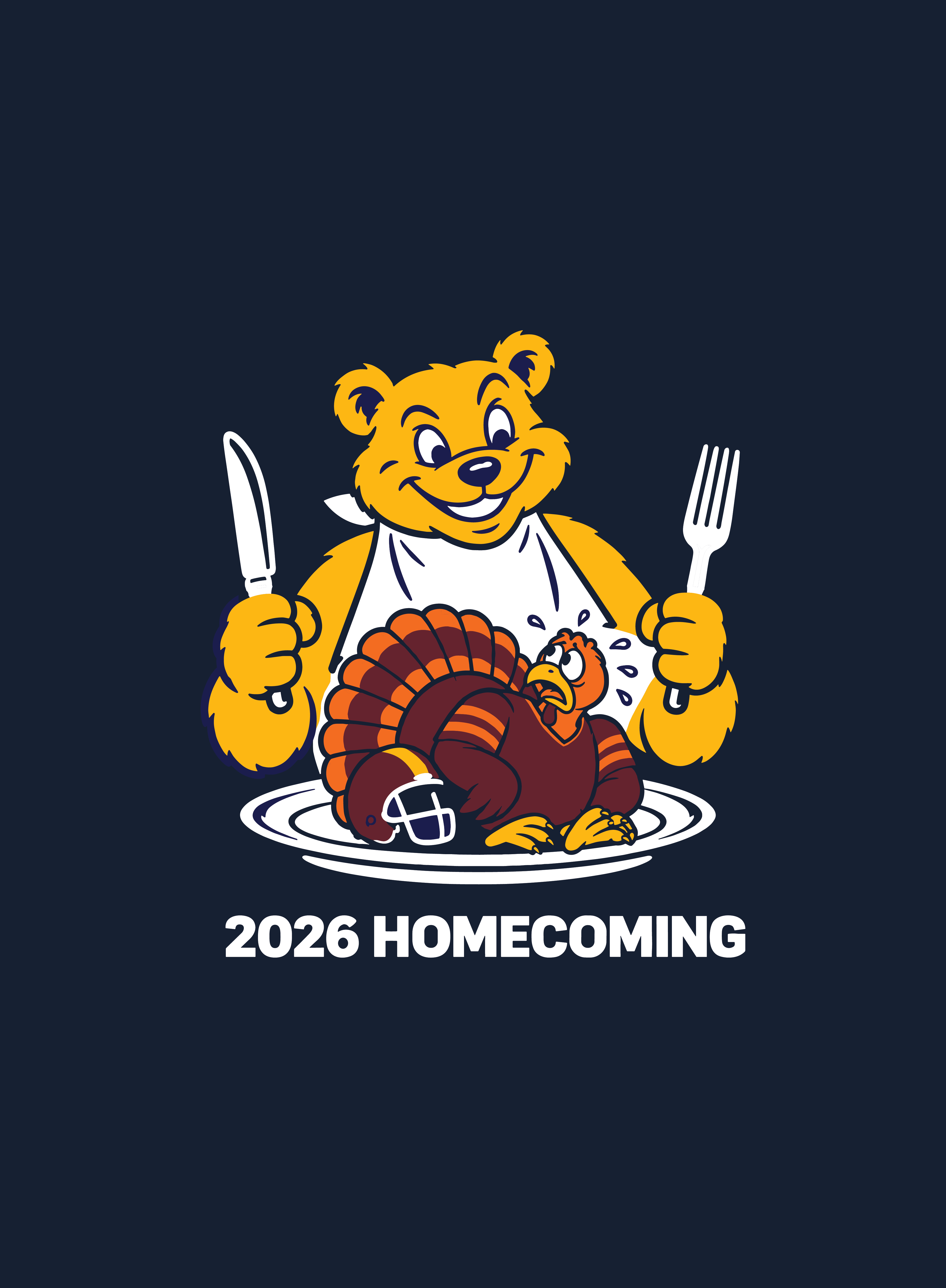 Berkeley Zeta Psi Bear Turkey ME0150 Back 2 — Fraternity design inspiration