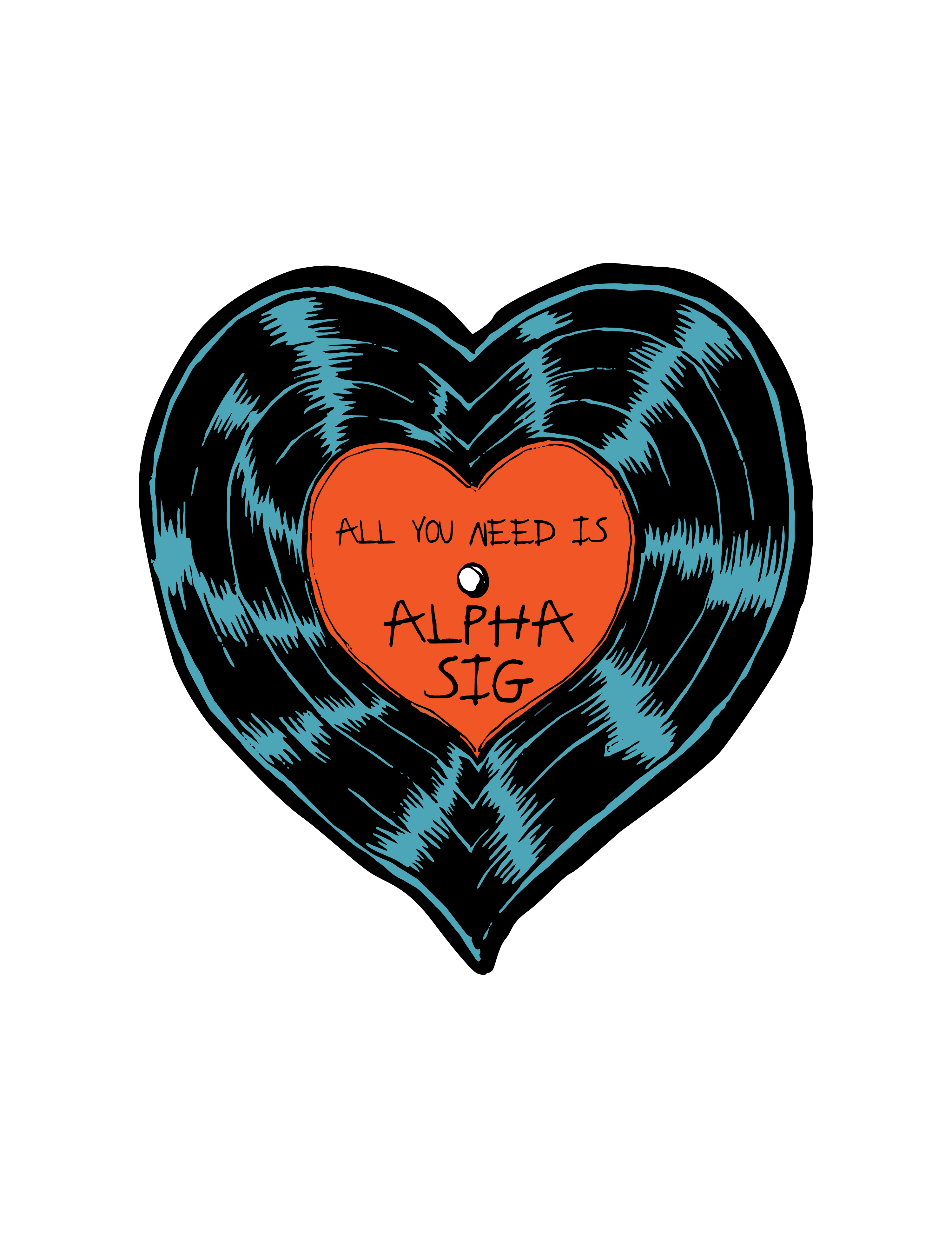 HEART Eastern Illinois University — Alpha Sigma Alpha design inspiration