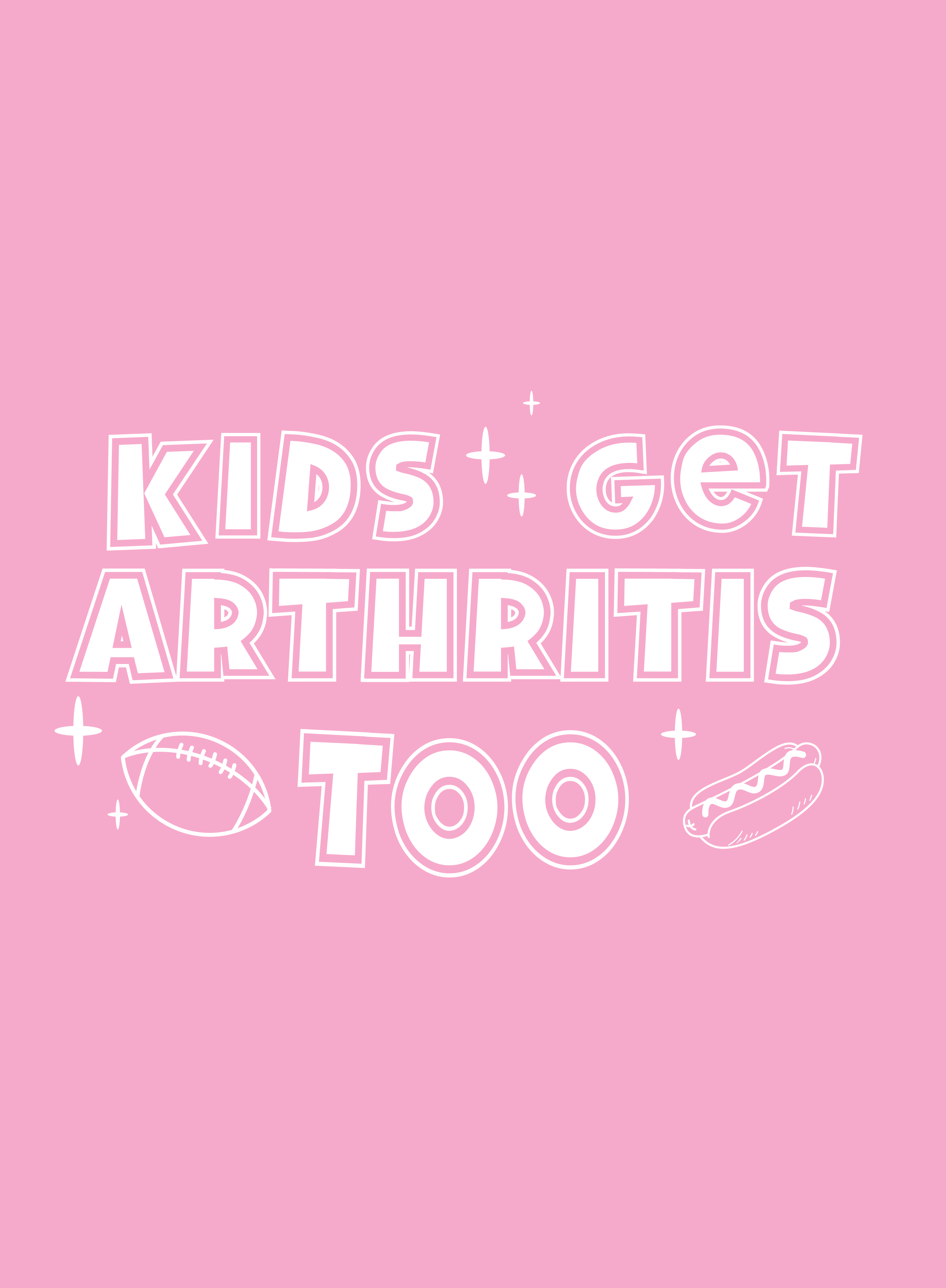 NAU AOII Kids Get Arthritis Too V1 Front 2 — Alpha Omicron Pi design inspiration