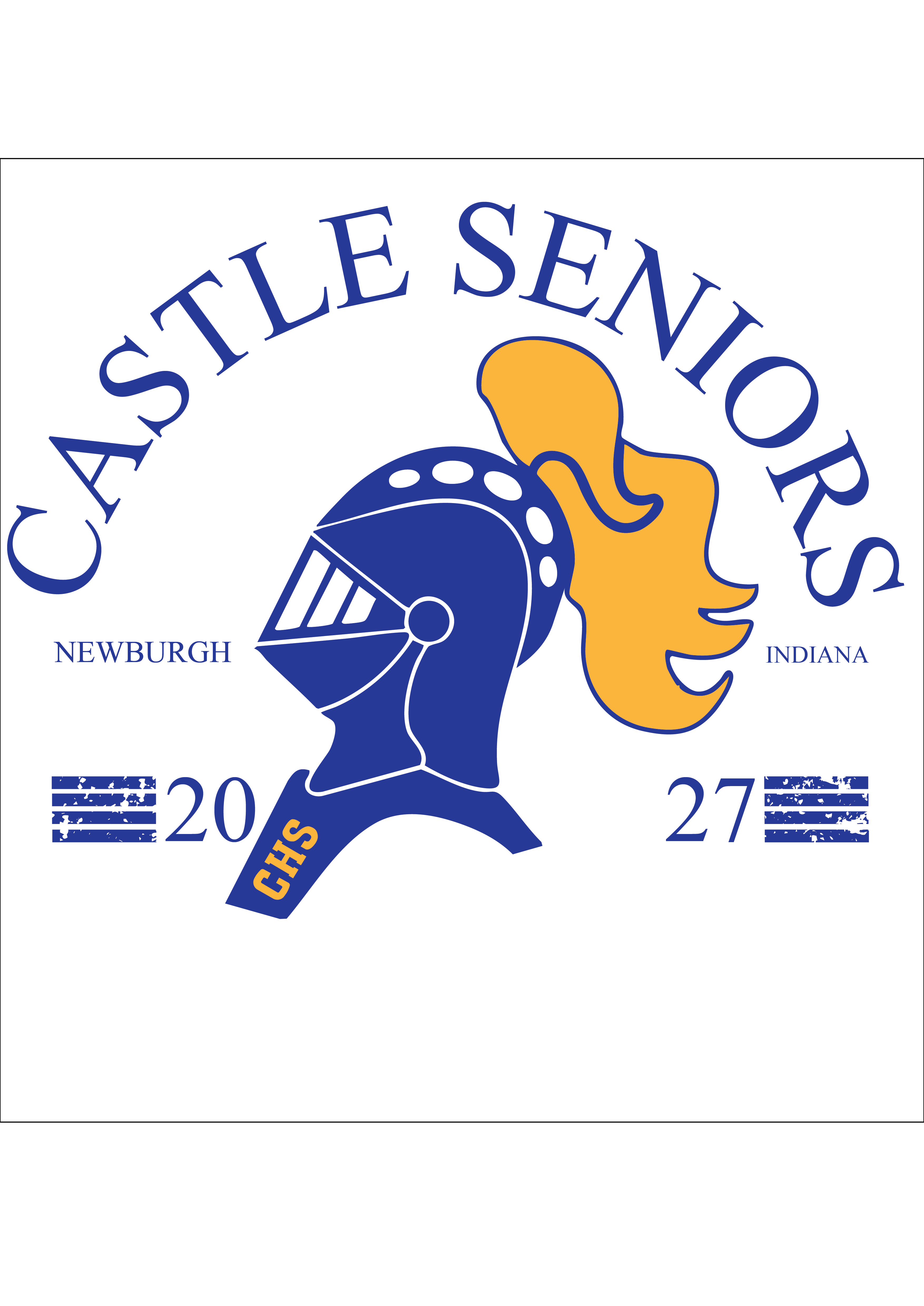 Castle Seniors JM7308B — Campus Tees design inspiration for graduation