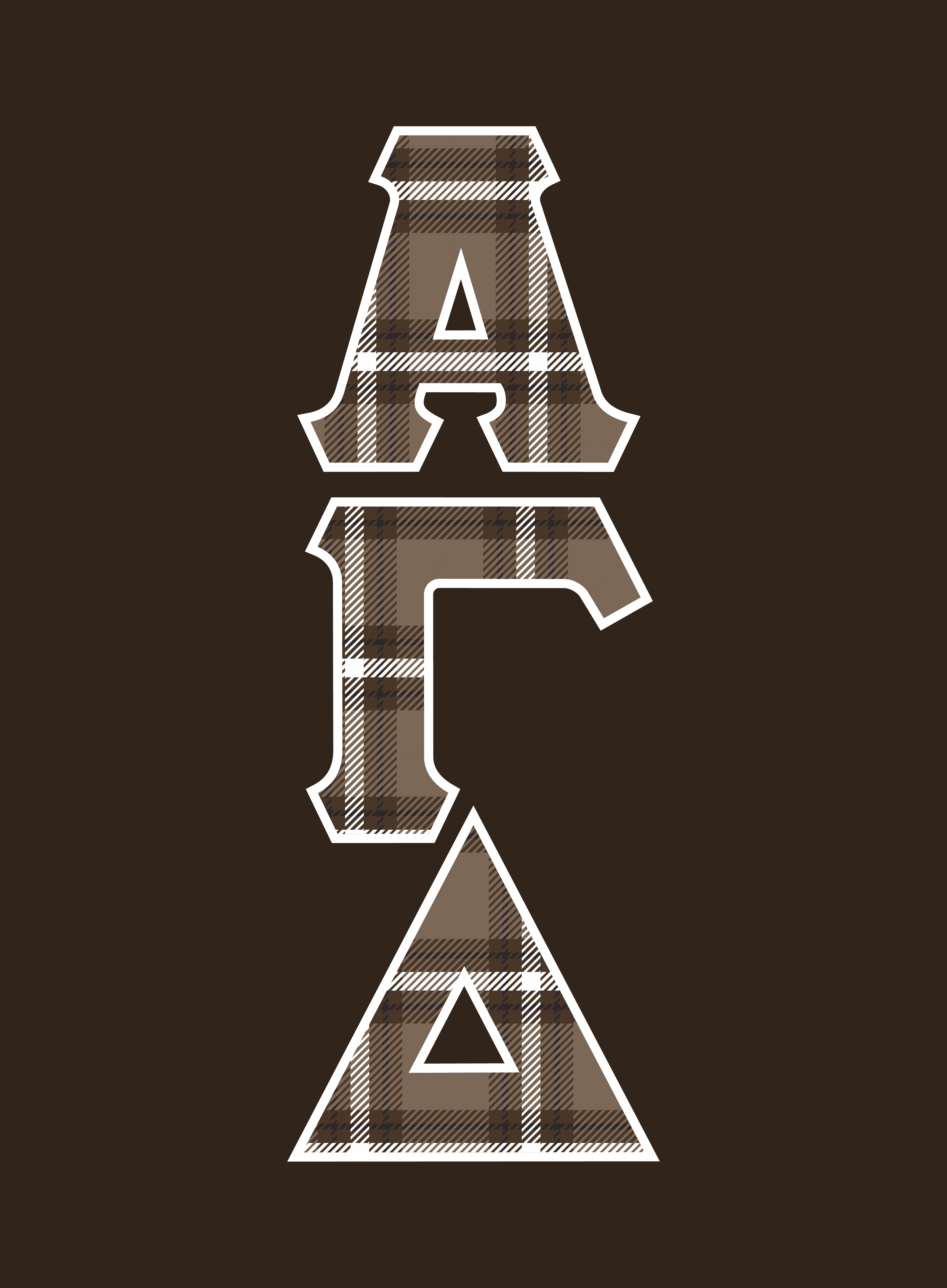 Plaid OSU — Alpha Gamma Delta design inspiration