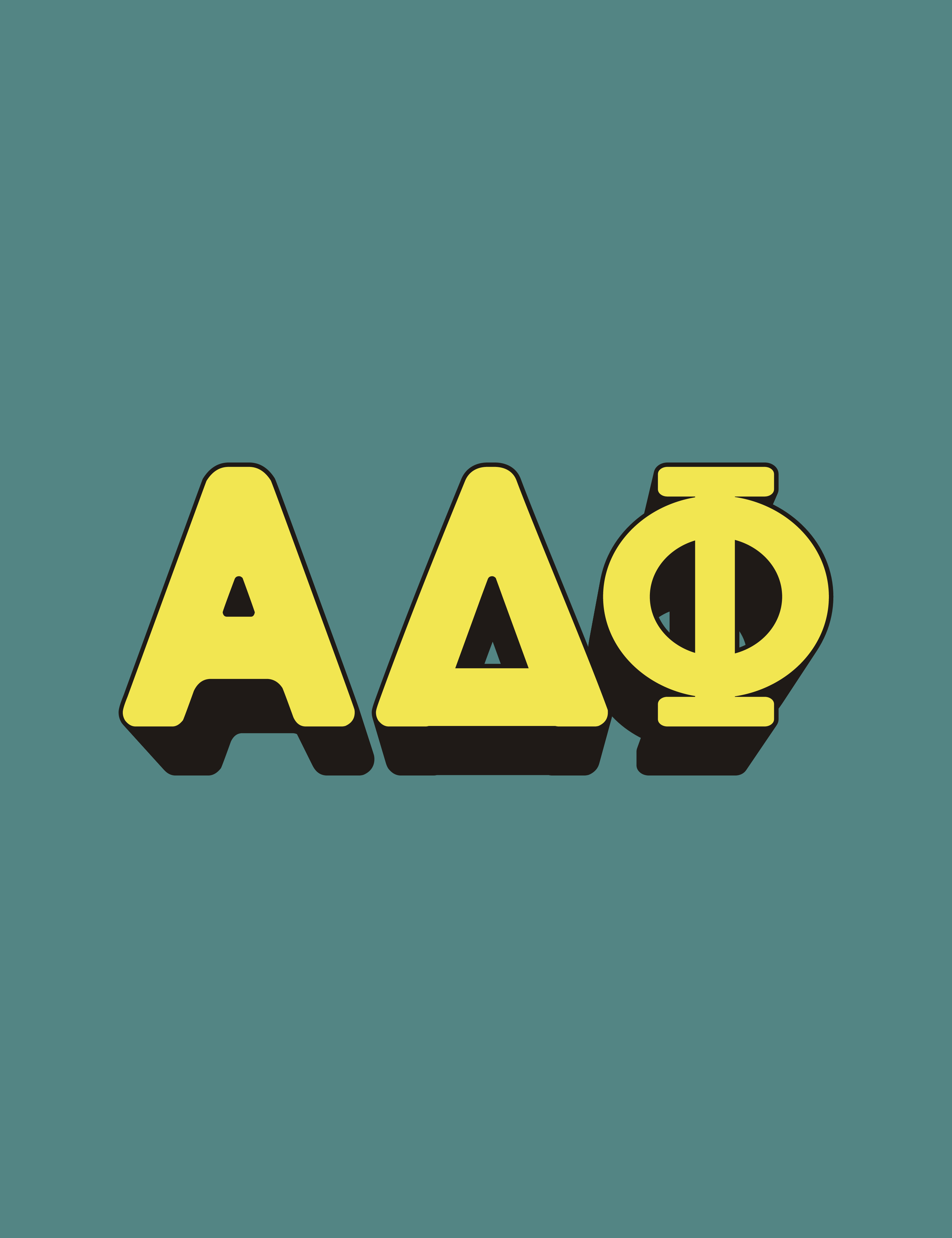 MIAMI ADPhi DAD'S WEEKEND DESIGN FRONT — Fraternity design inspiration for dad’s weekend